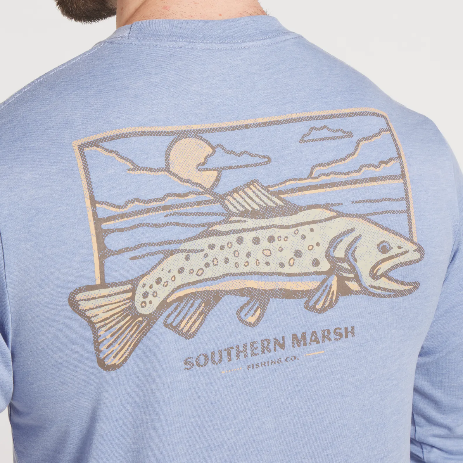 Southern Marsh 21 Seawash™ Tee - Brooke Trout - Long Sleeve
