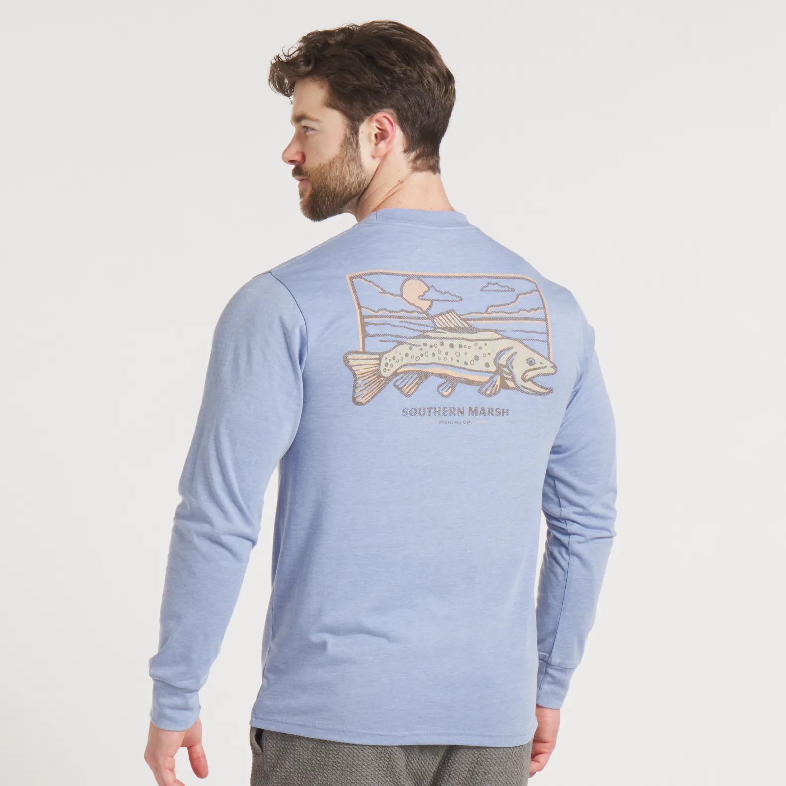 Southern Marsh 21 Seawash™ Tee - Brooke Trout - Long Sleeve