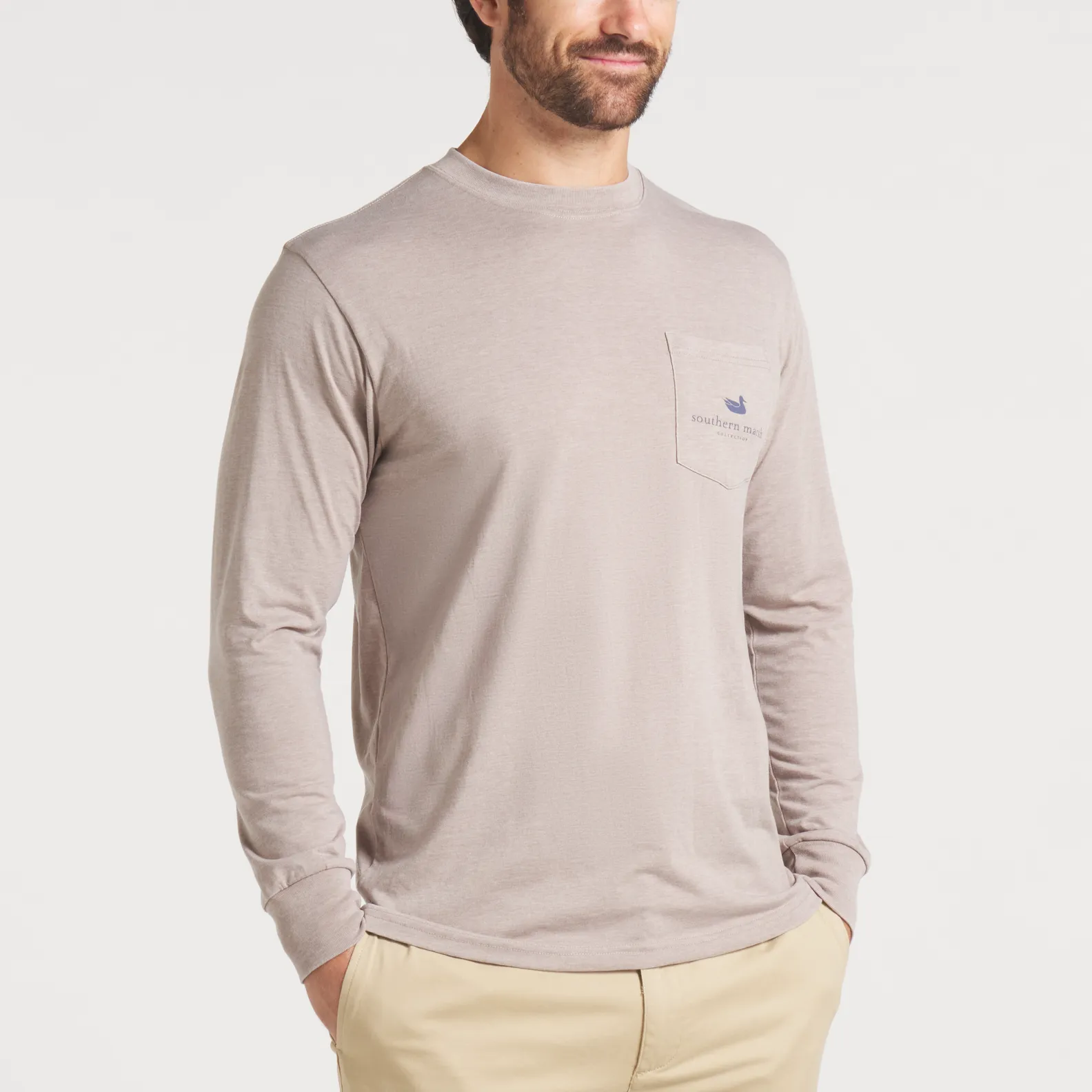 Southern Marsh 21 Seawash™ Tee - Campfire Badge - Long Sleeve