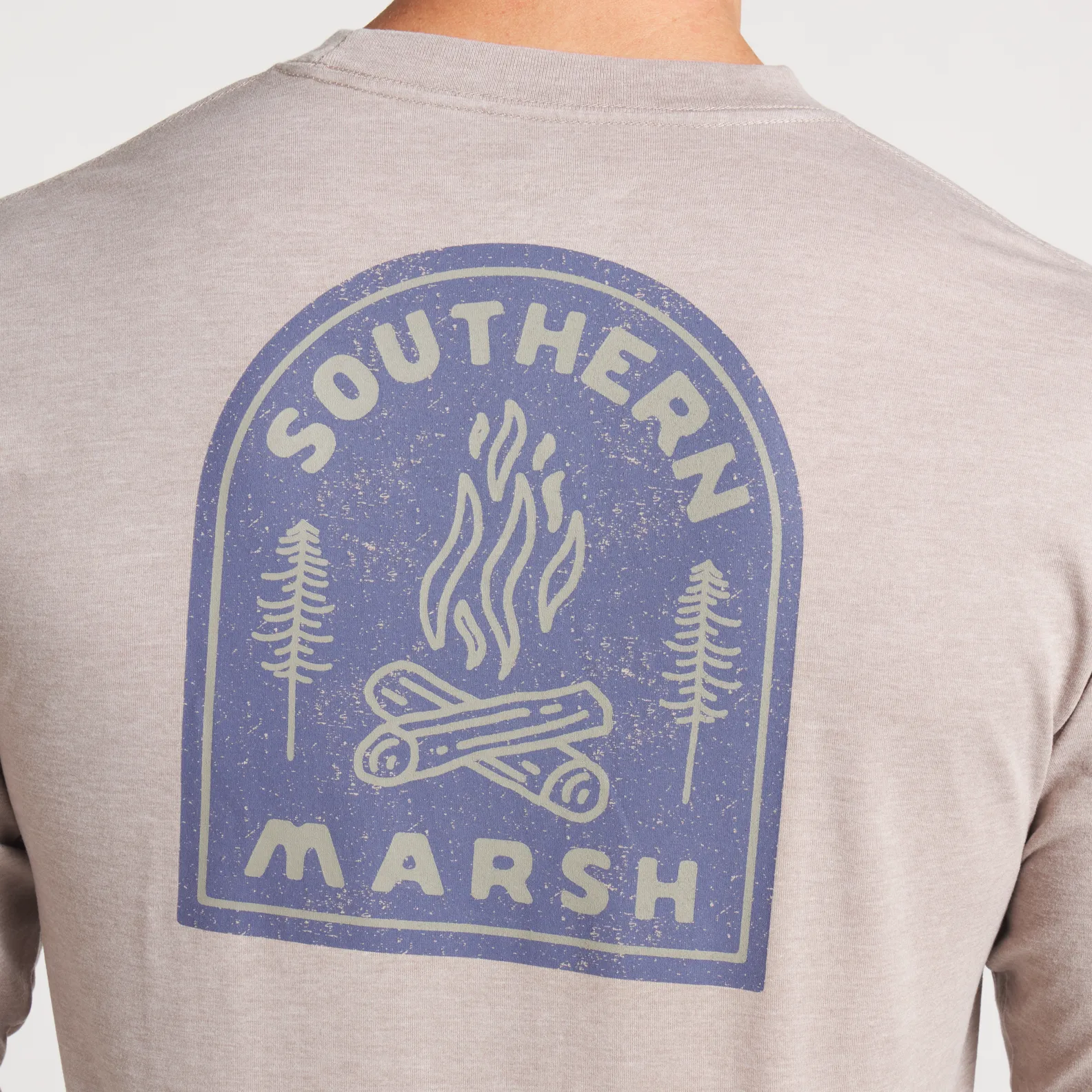 Southern Marsh 21 Seawash™ Tee - Campfire Badge - Long Sleeve