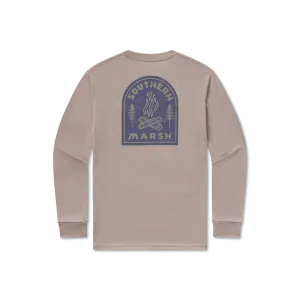 Southern Marsh 21 Seawash™ Tee - Campfire Badge - Long Sleeve