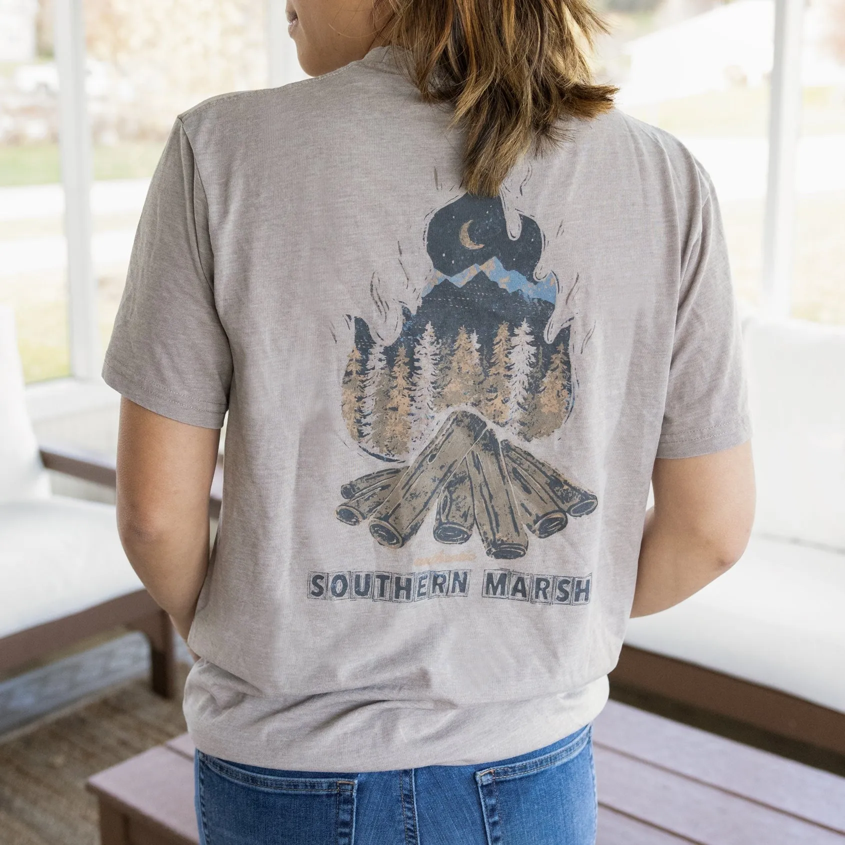 Southern Marsh 21 SEAWASH™ Tee - Campfire