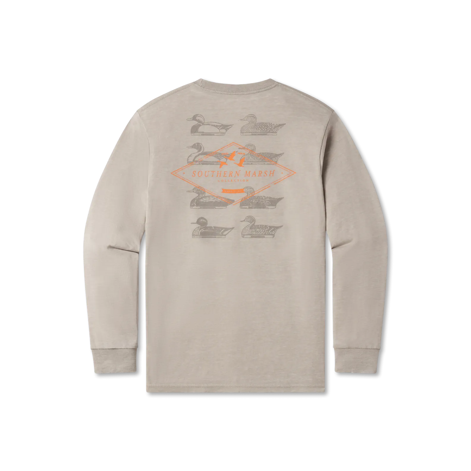 Southern Marsh 21 SEAWASH™ Tee - Decoy Stamp - Long Sleeve