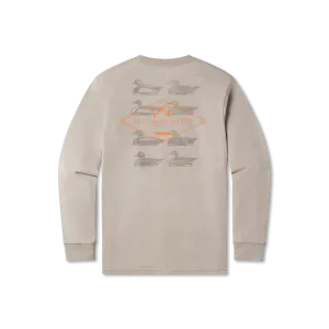 Southern Marsh 21 SEAWASH™ Tee - Decoy Stamp - Long Sleeve