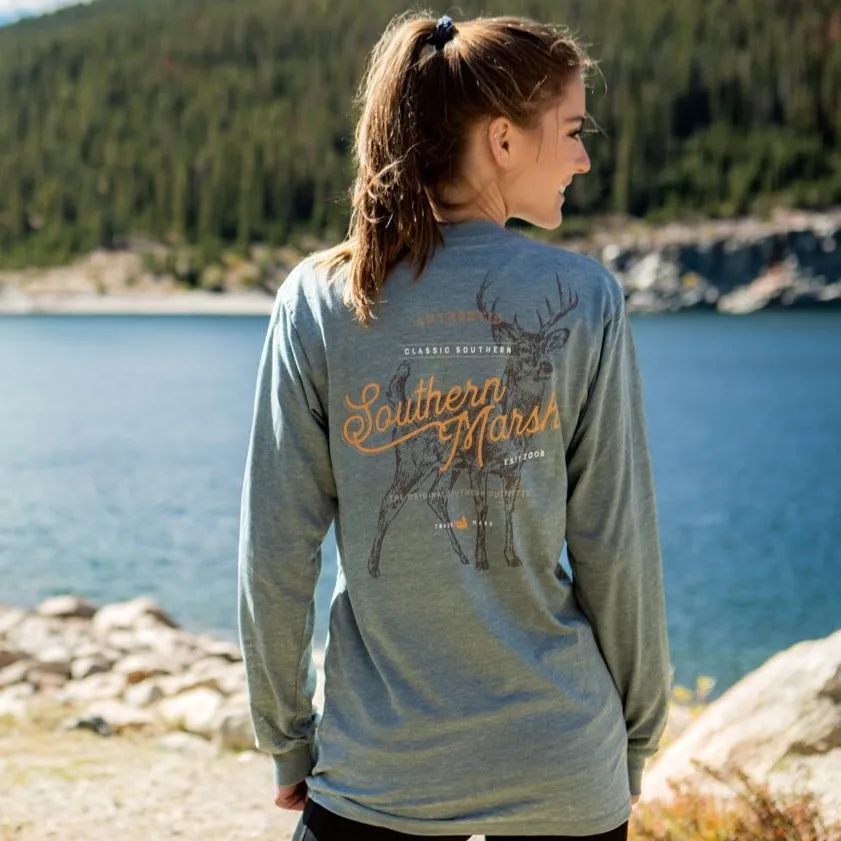Southern Marsh 21 SEAWASH™ Tee - Deer - Long Sleeve