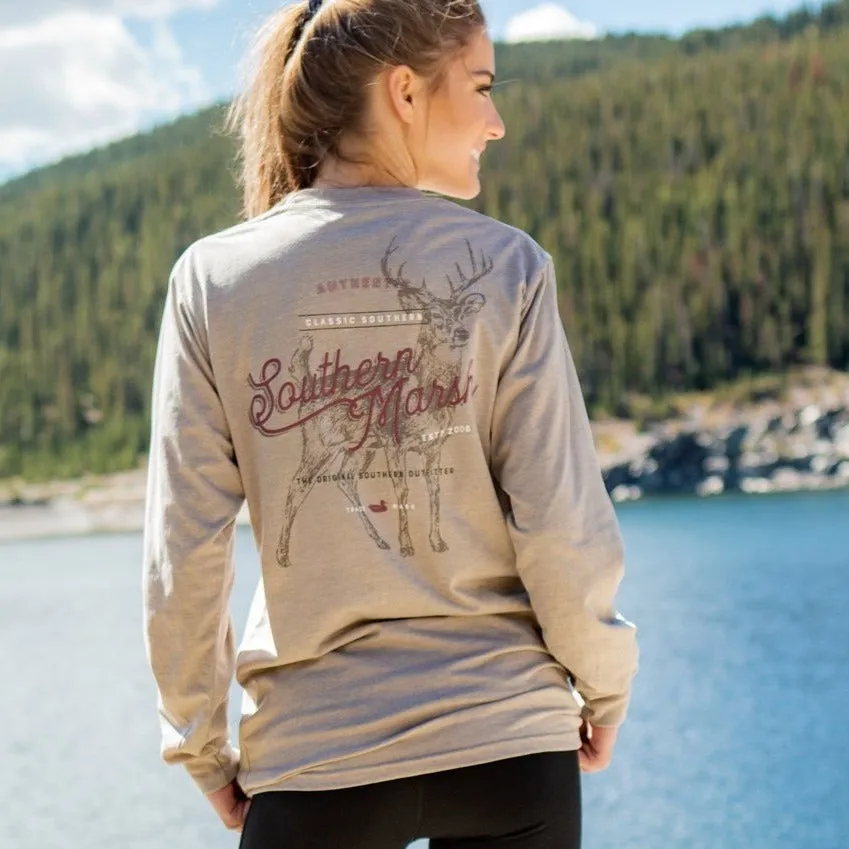 Southern Marsh 21 SEAWASH™ Tee - Deer - Long Sleeve