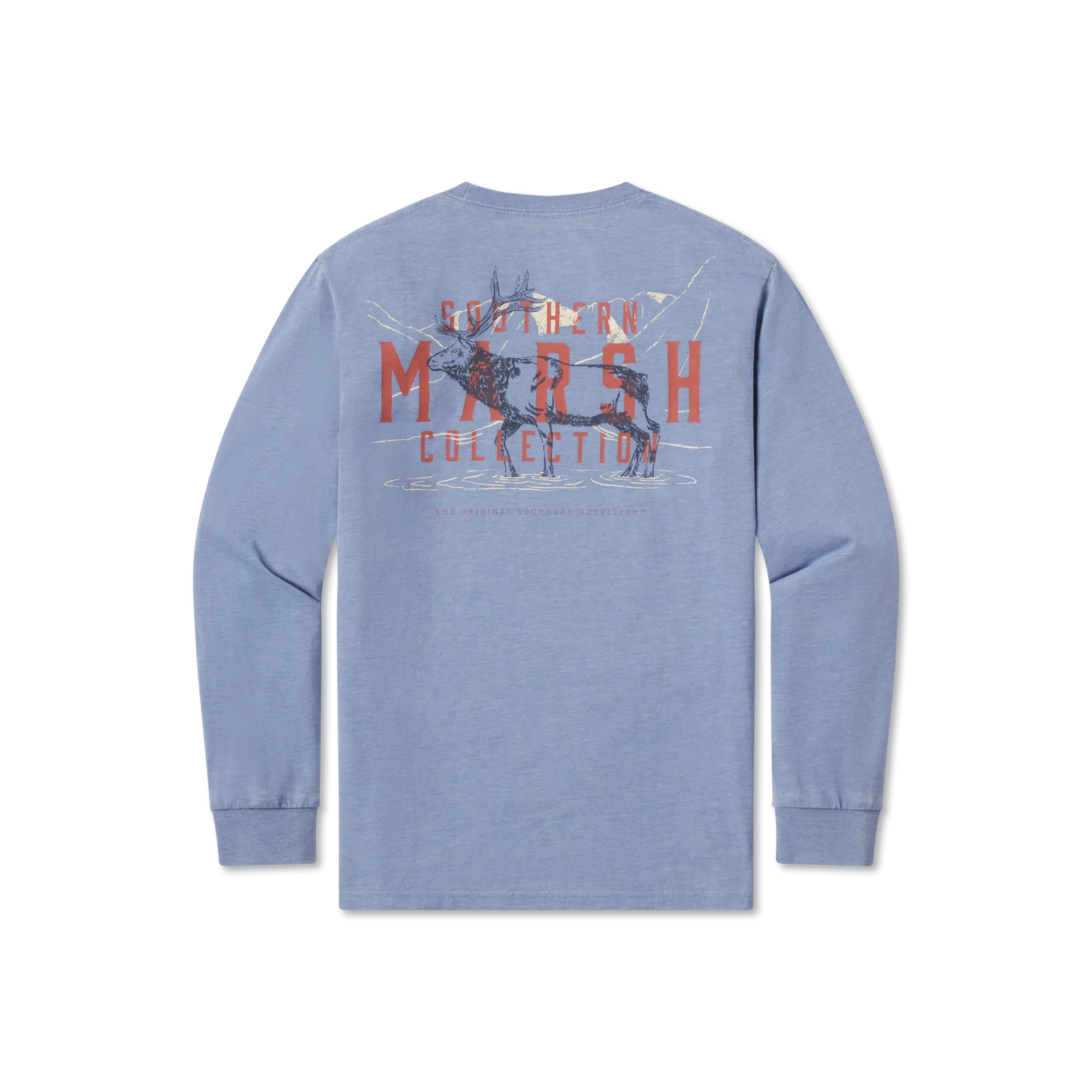 Southern Marsh 21 SEAWASH™ Tee - Etched Elk - Long Sleeve