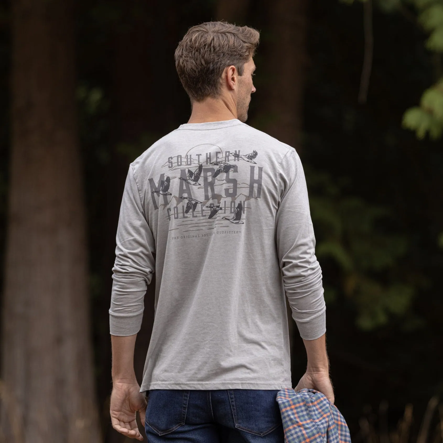 Southern Marsh 21 SEAWASH™ Tee - Etched Formation - Long Sleeve