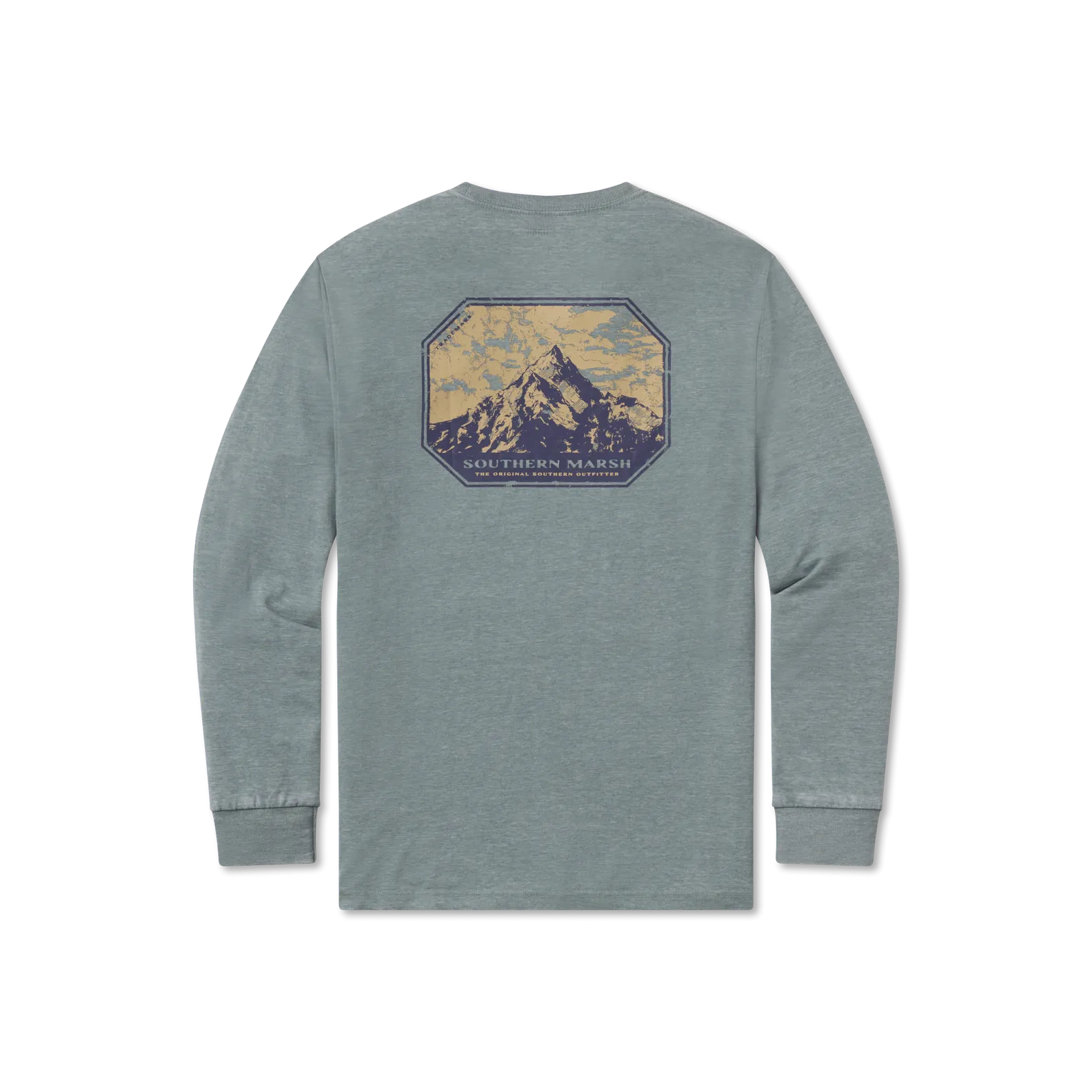 Southern Marsh 21 SEAWASH™ Tee - High Altitude Hexagon - Long Sleeve
