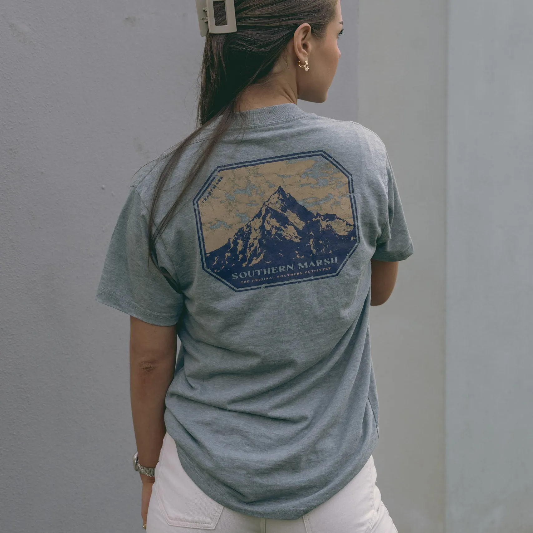Southern Marsh 21 SEAWASH™ Tee - High Altitude Hexagon
