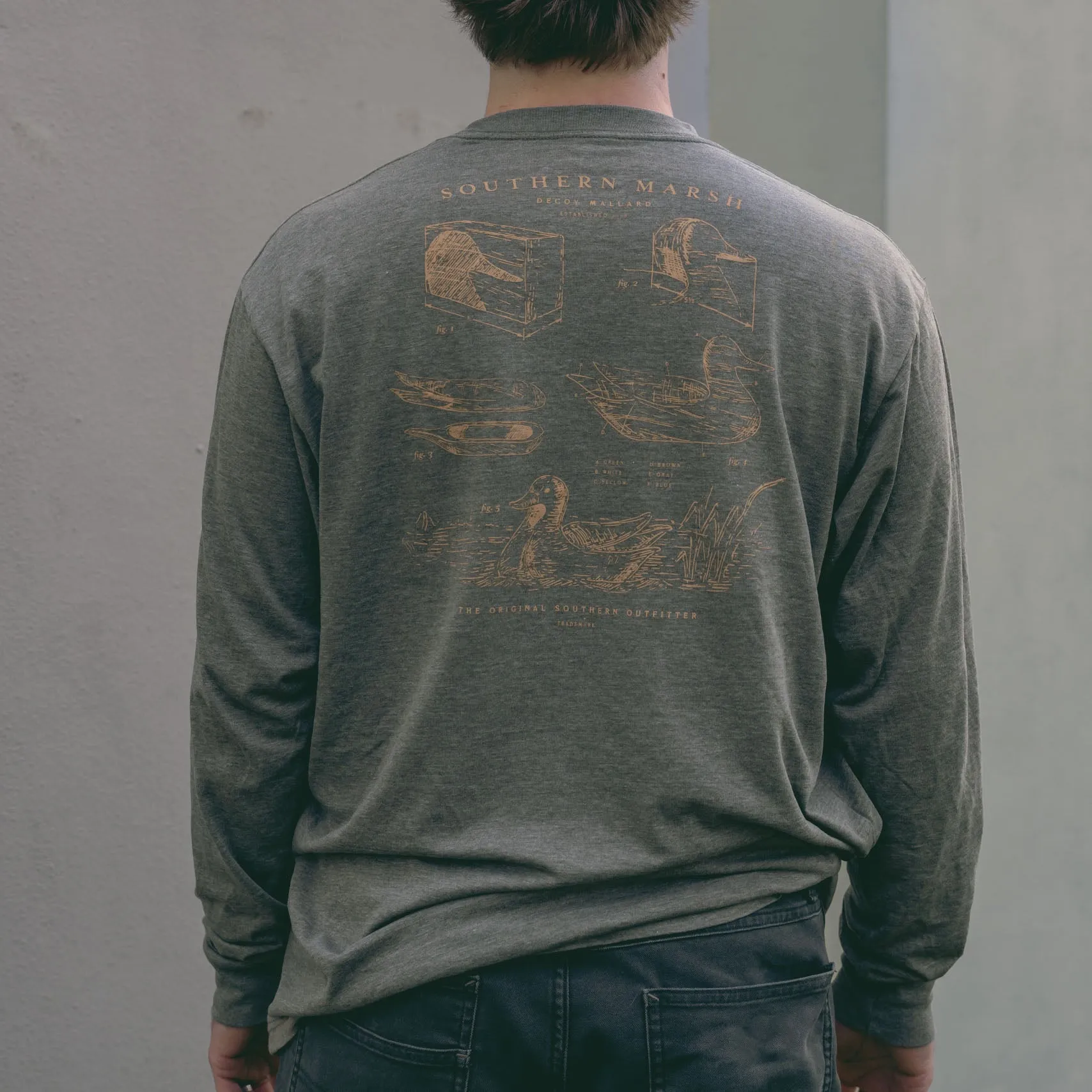 Southern Marsh 21 SEAWASH™ Tee - Mallard in the Making - Long Sleeve