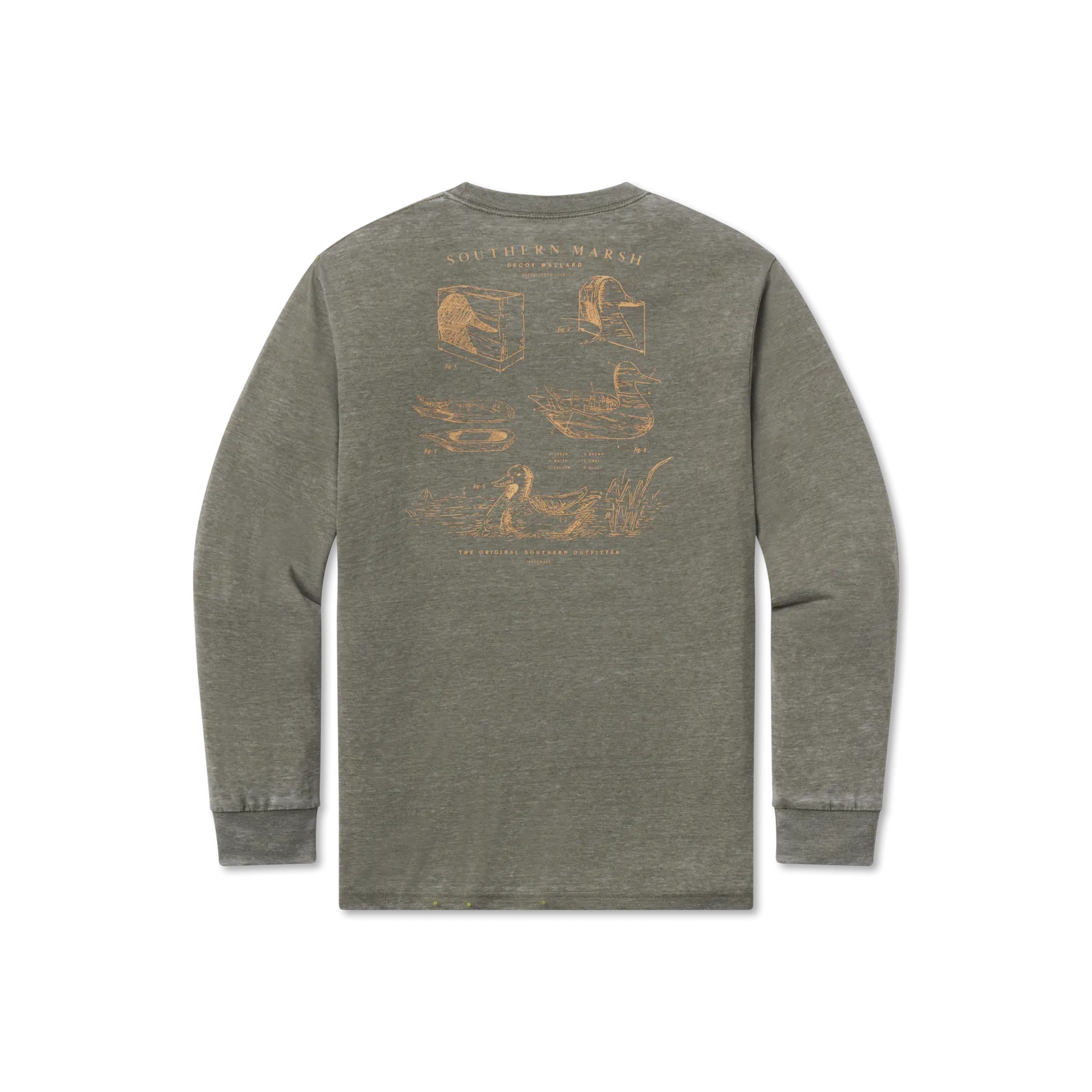 Southern Marsh 21 SEAWASH™ Tee - Mallard in the Making - Long Sleeve