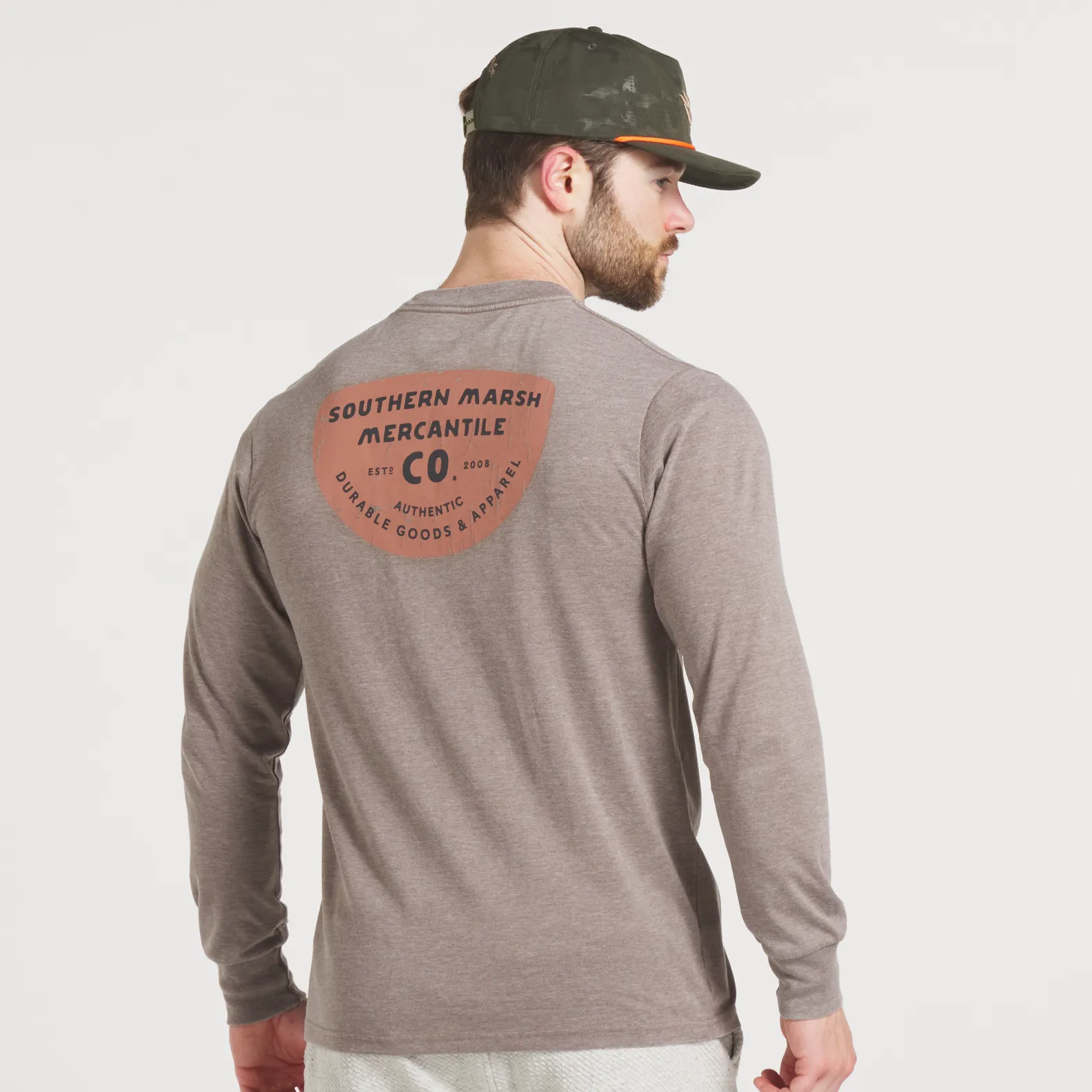 Southern Marsh 21 Seawash™ Tee - Mercantile Badge - Long Sleeve