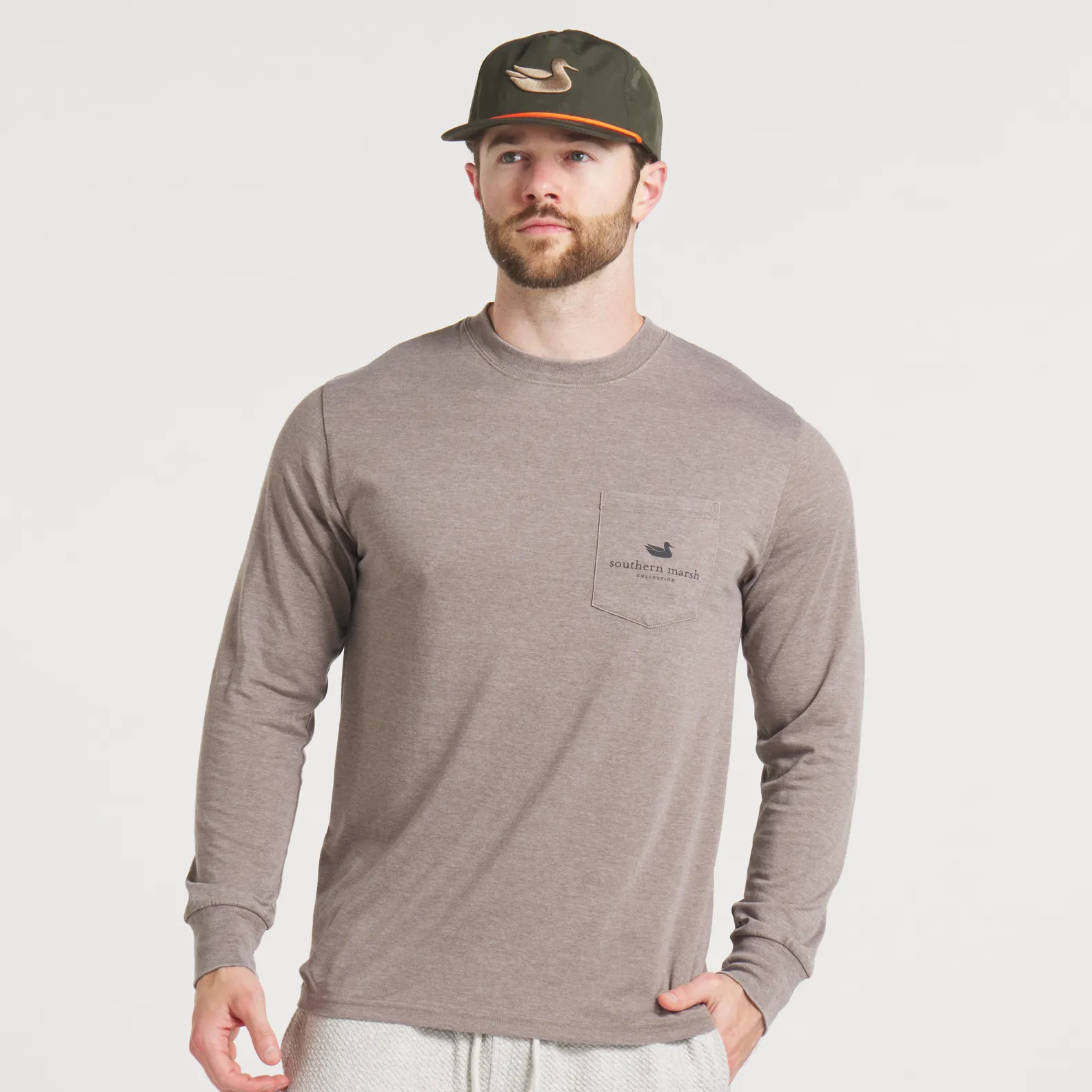 Southern Marsh 21 Seawash™ Tee - Mercantile Badge - Long Sleeve