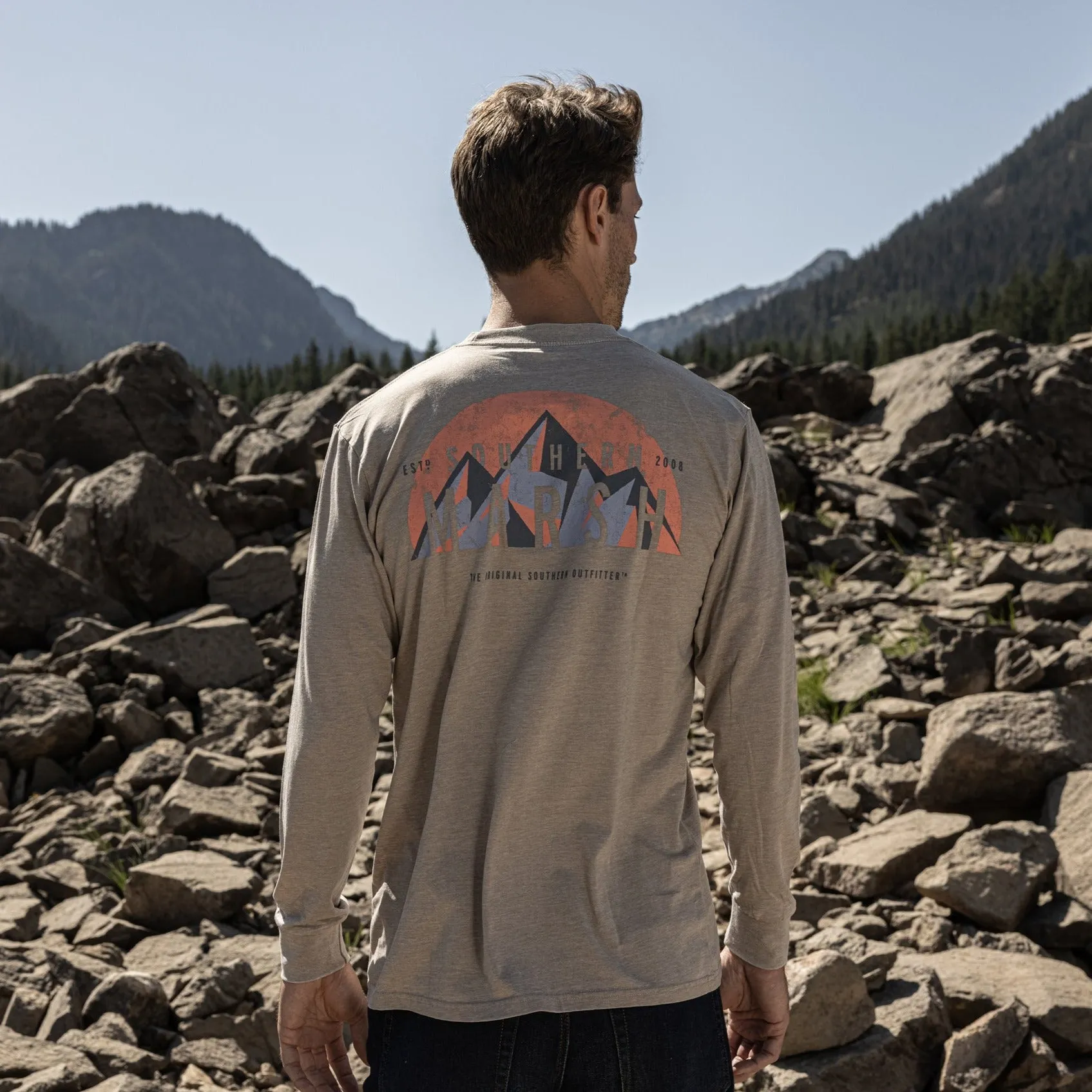 Southern Marsh 21 SEAWASH™ Tee - Slope Sunrise - Long Sleeve