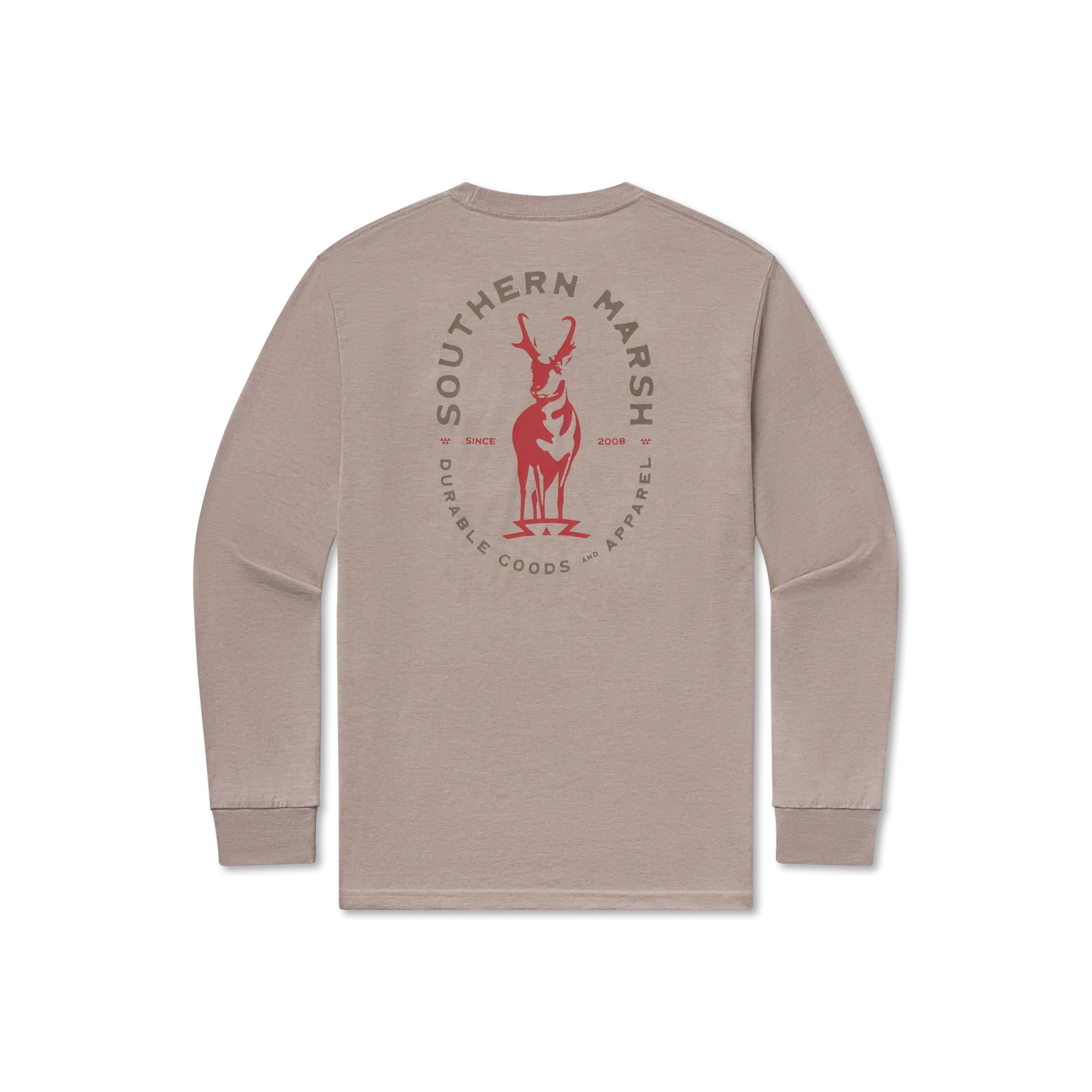 Southern Marsh 21 Seawash™ Tee - Stag - Long Sleeve