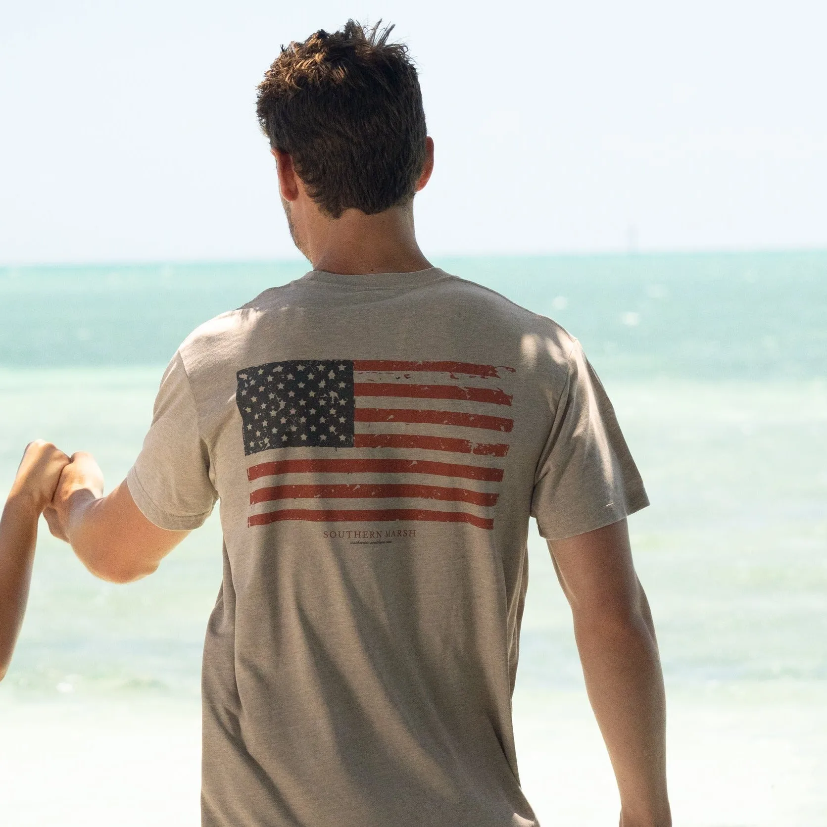 Southern Marsh 21 SEAWASH™ Tee - Vintage Flag