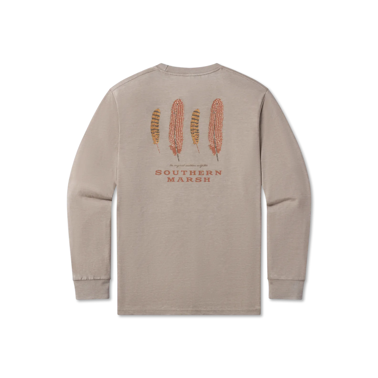 Southern Marsh 21 SEAWASH™ Tee - Waterfowl Feathers - Long Sleeve