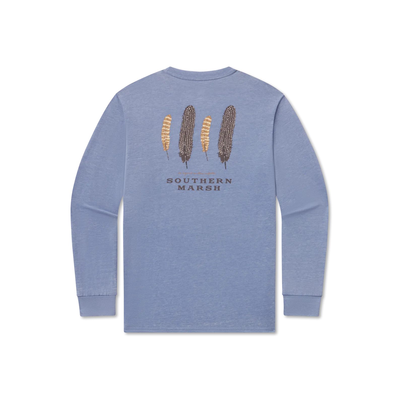Southern Marsh 21 SEAWASH™ Tee - Waterfowl Feathers - Long Sleeve