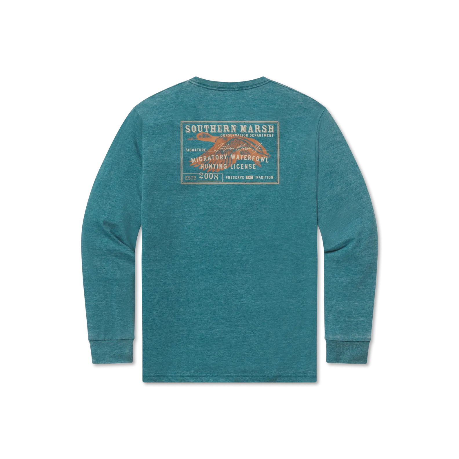 Southern Marsh 21 SEAWASH™ Tee - Waterfowl License - Long Sleeve