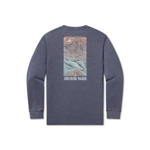Southern Marsh 21 SEAWASH™ Tee - Woodcut Canoe - Long Sleeve