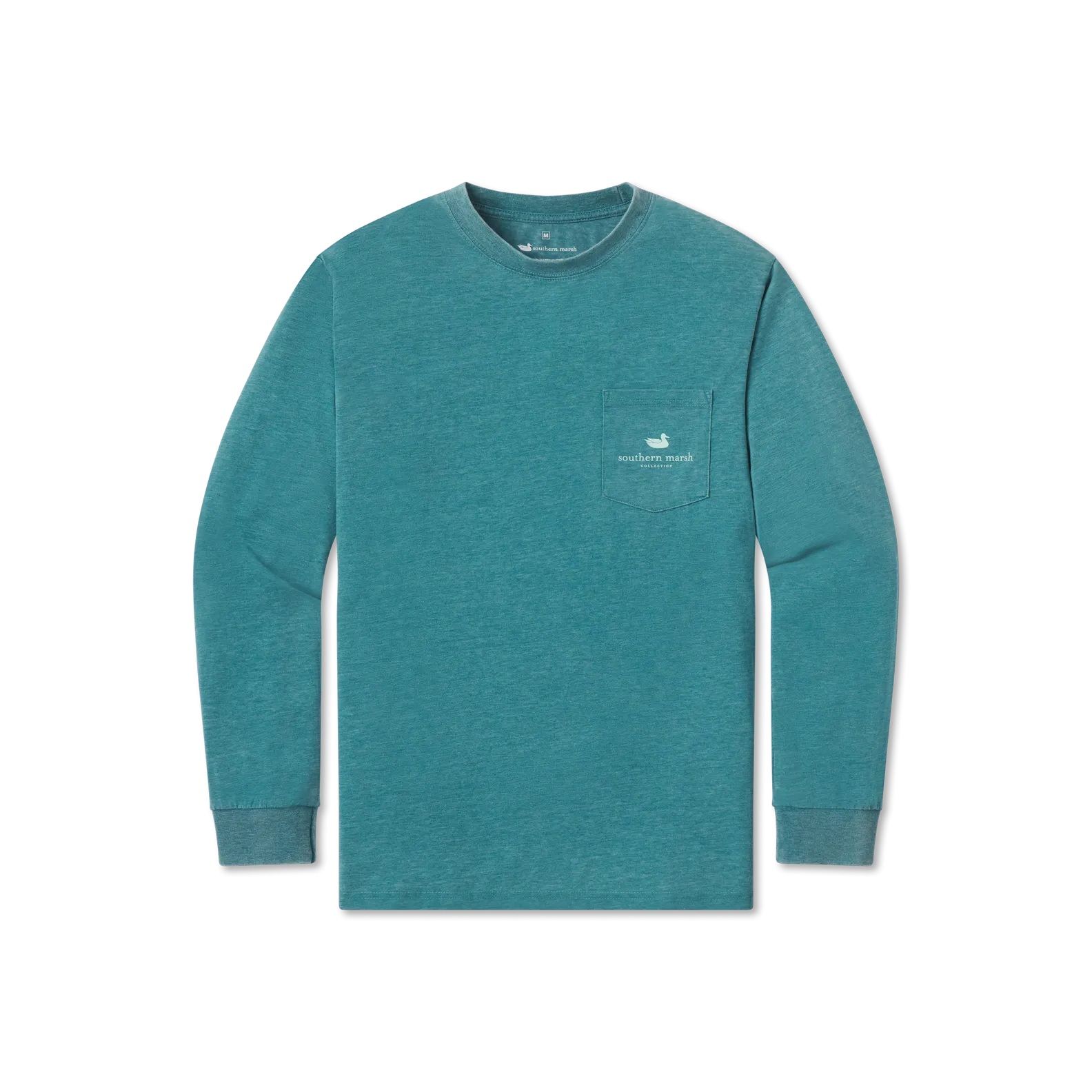 Southern Marsh 21 SEAWASH™ Tee - Woodcut Canoe - Long Sleeve