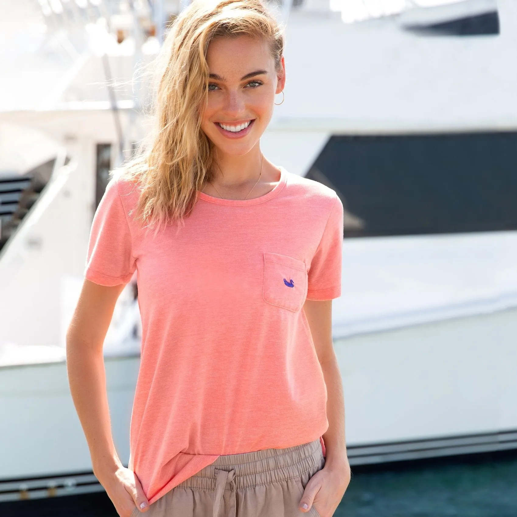 Southern Marsh 21 SEAWASH™ Tropical Crewneck Tee