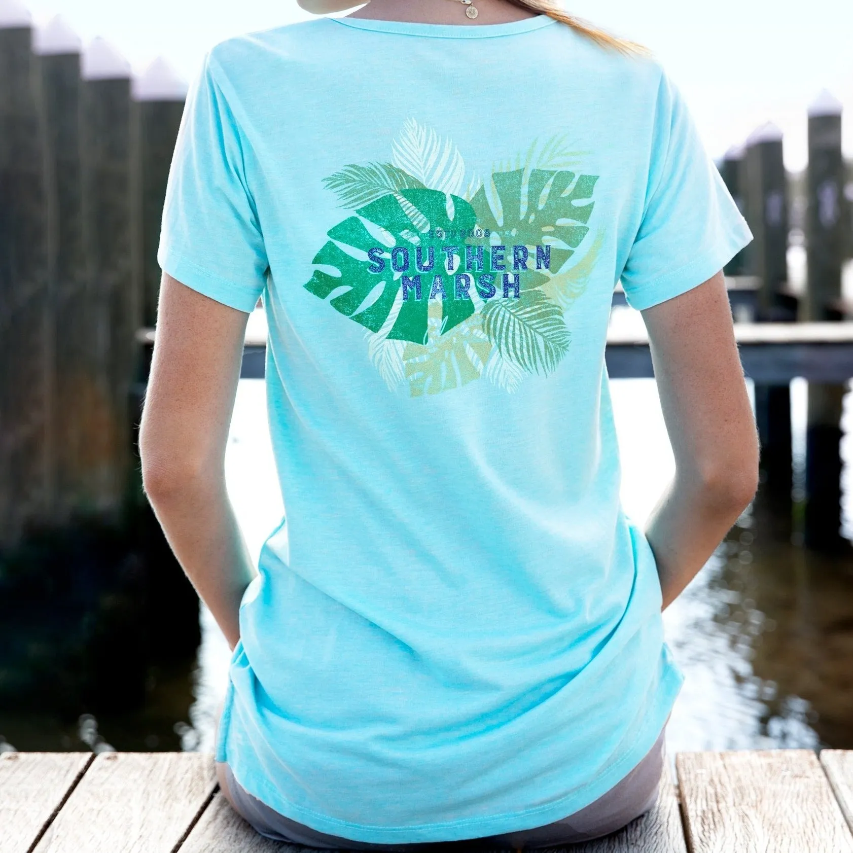 Southern Marsh 21 SEAWASH™ Tropical Crewneck Tee
