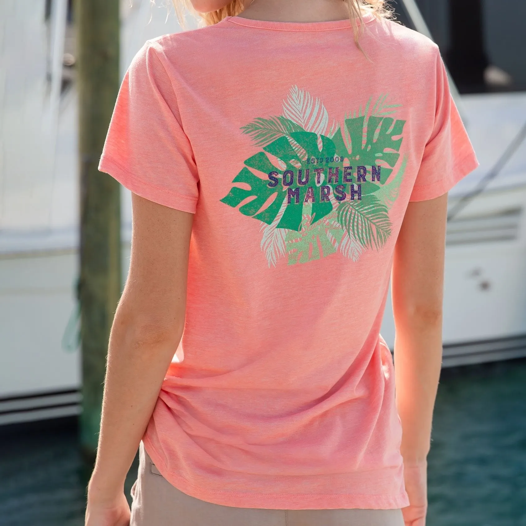 Southern Marsh 21 SEAWASH™ Tropical Crewneck Tee