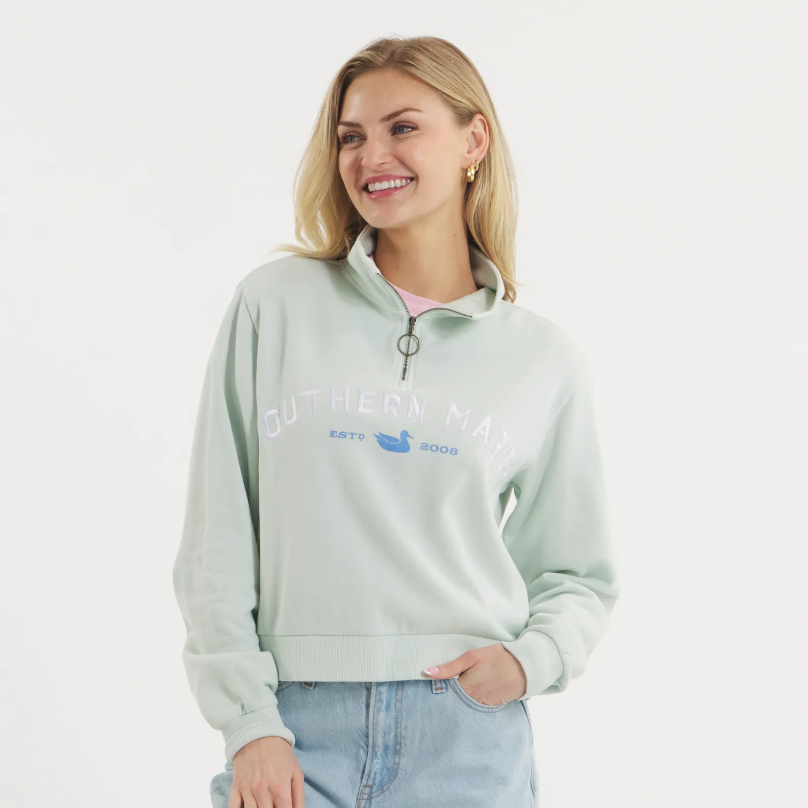 Southern Marsh 21 SEAWASH™ Vintage Quarter Zip - Trademark
