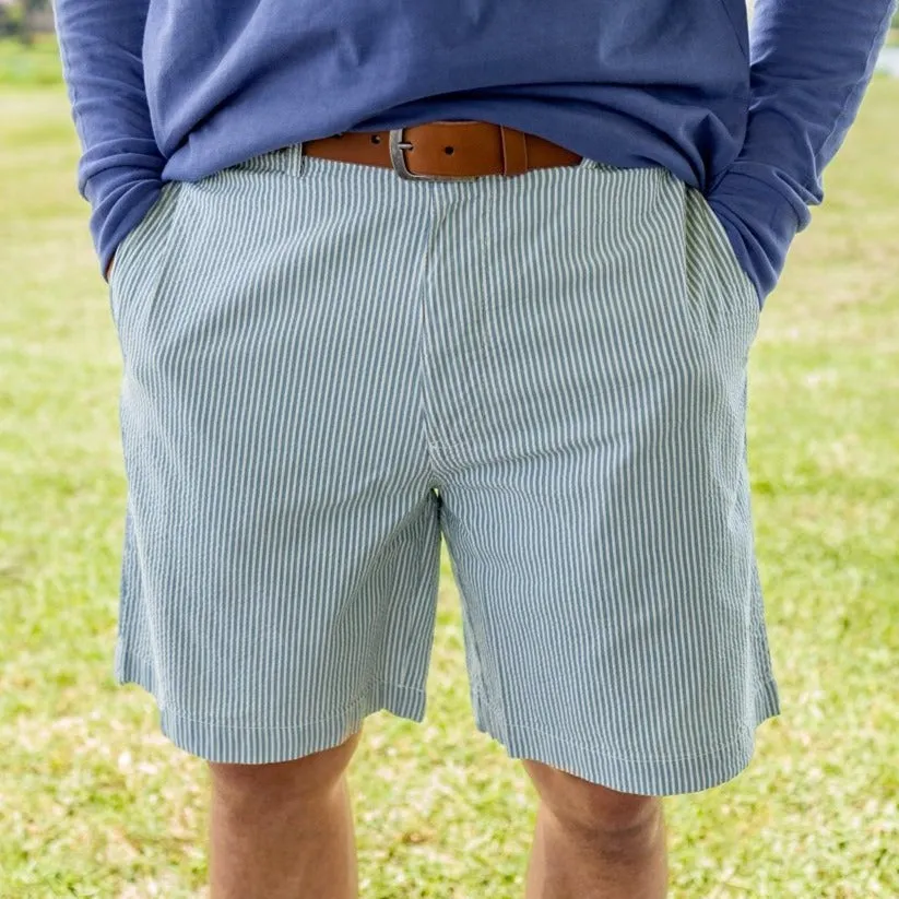 Southern Marsh 21 Seersucker Regatta Short 8in. Flat