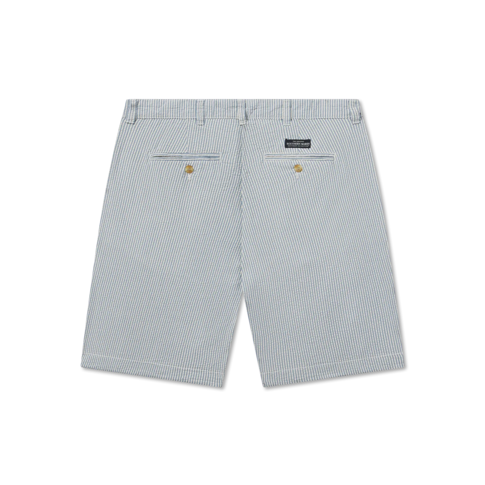 Southern Marsh 21 Seersucker Regatta Short 8in. Flat
