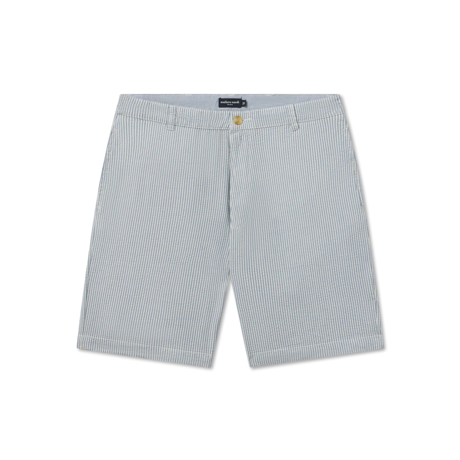 Southern Marsh 21 Seersucker Regatta Short 8in. Flat