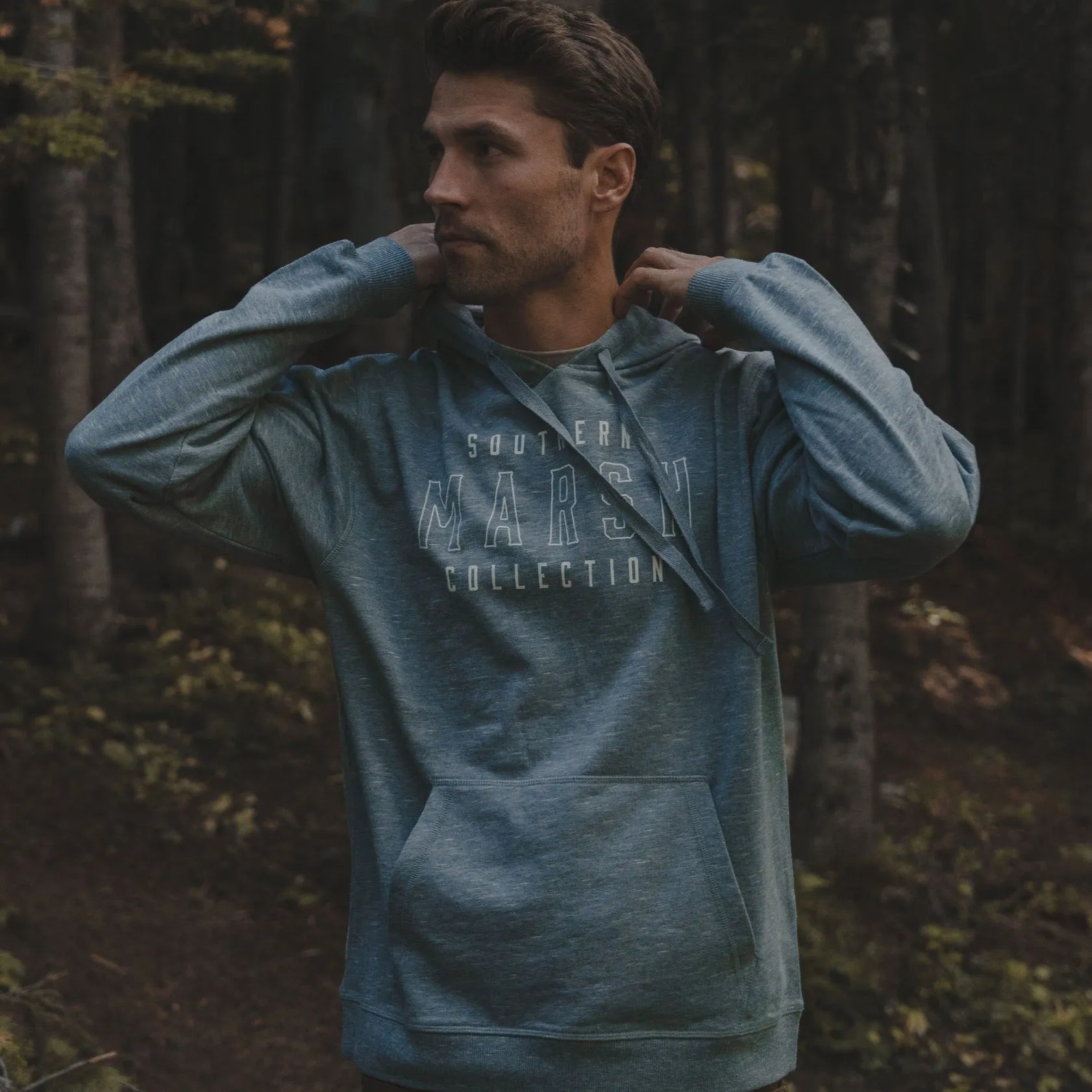 Southern Marsh 21 Sequoia Space Dye Hoodie