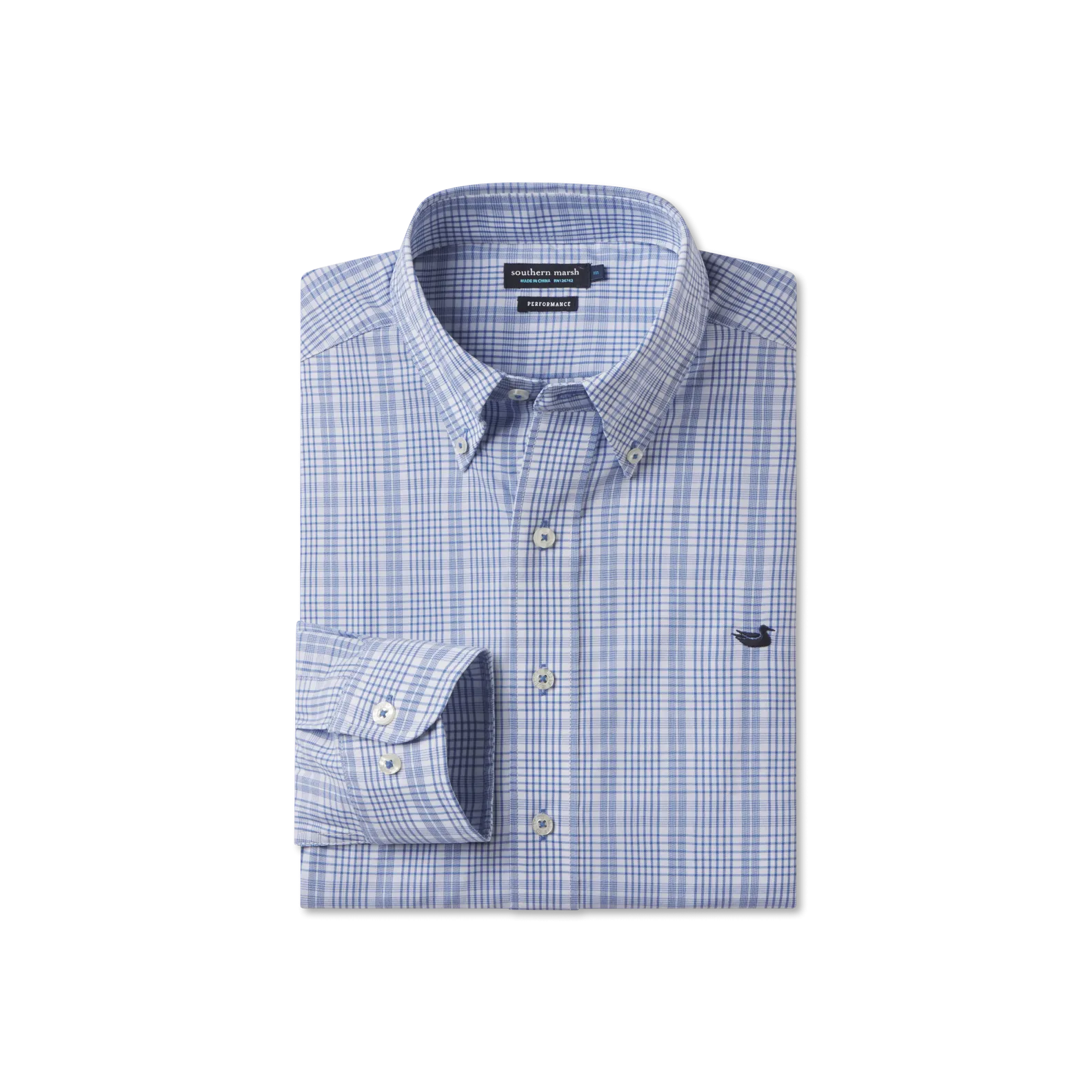 Southern Marsh 21 Shenandoah Performance Check Dress Shirt