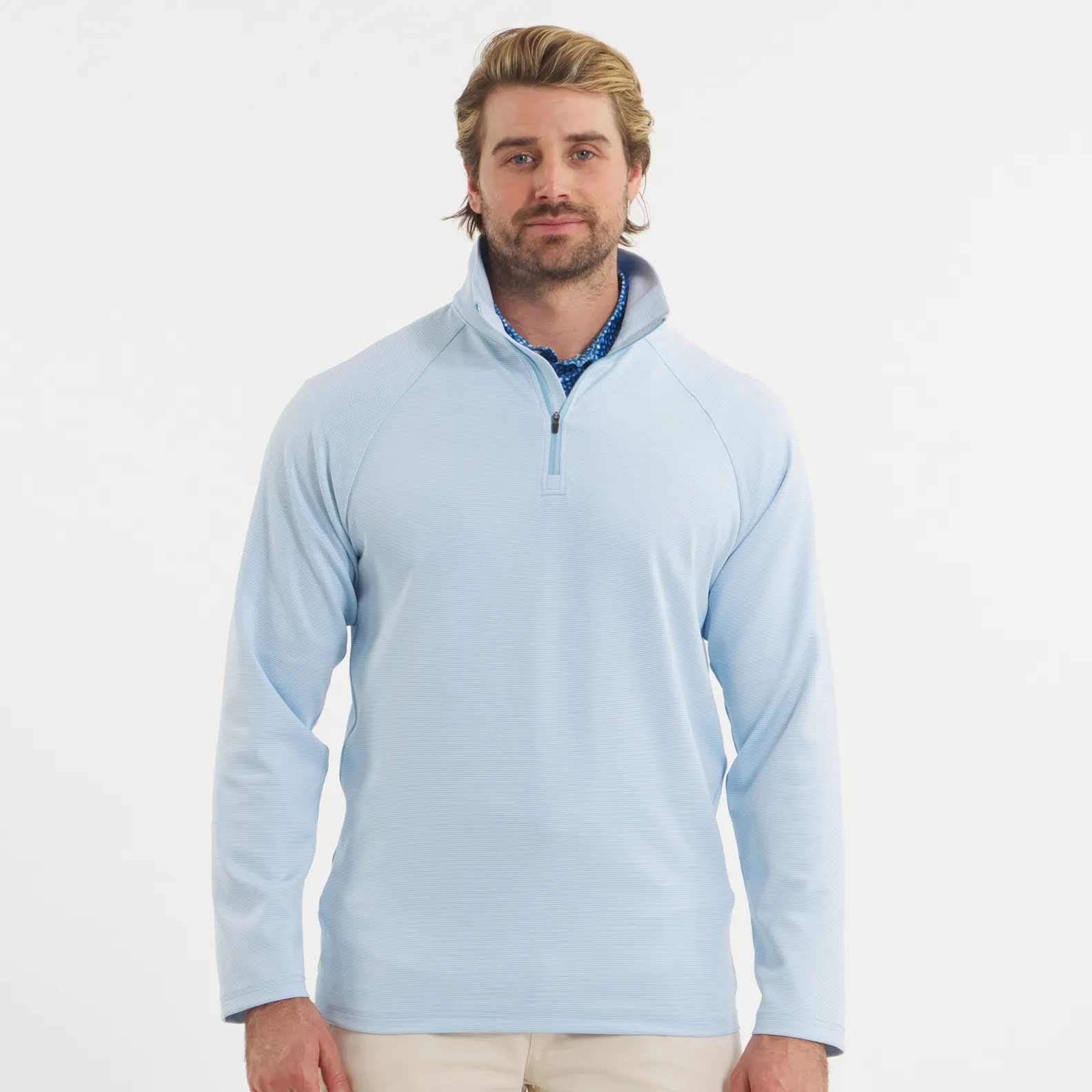 Southern Marsh 21 Southampton Performance Quarter Zip - Stripes