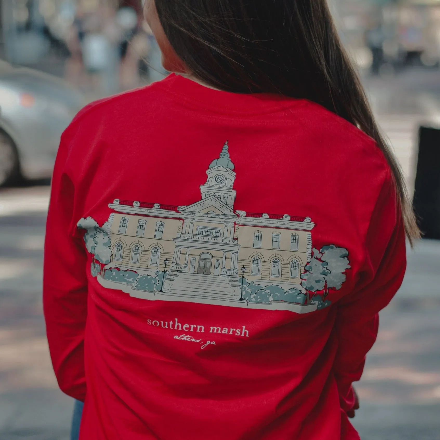 Southern Marsh 21 Southern Cities Tee - Athens - Long Sleeve