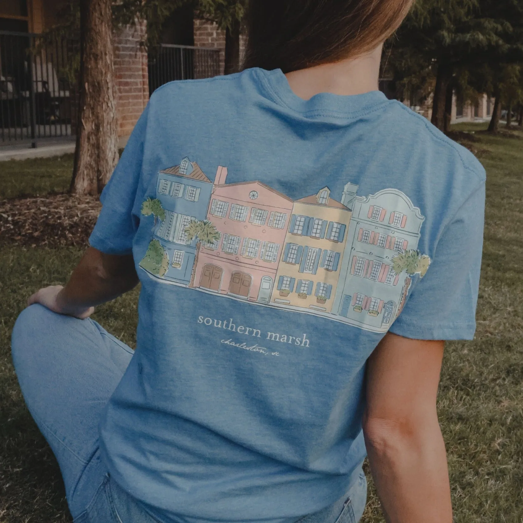Southern Marsh 21 Southern Cities Tee - Charleston