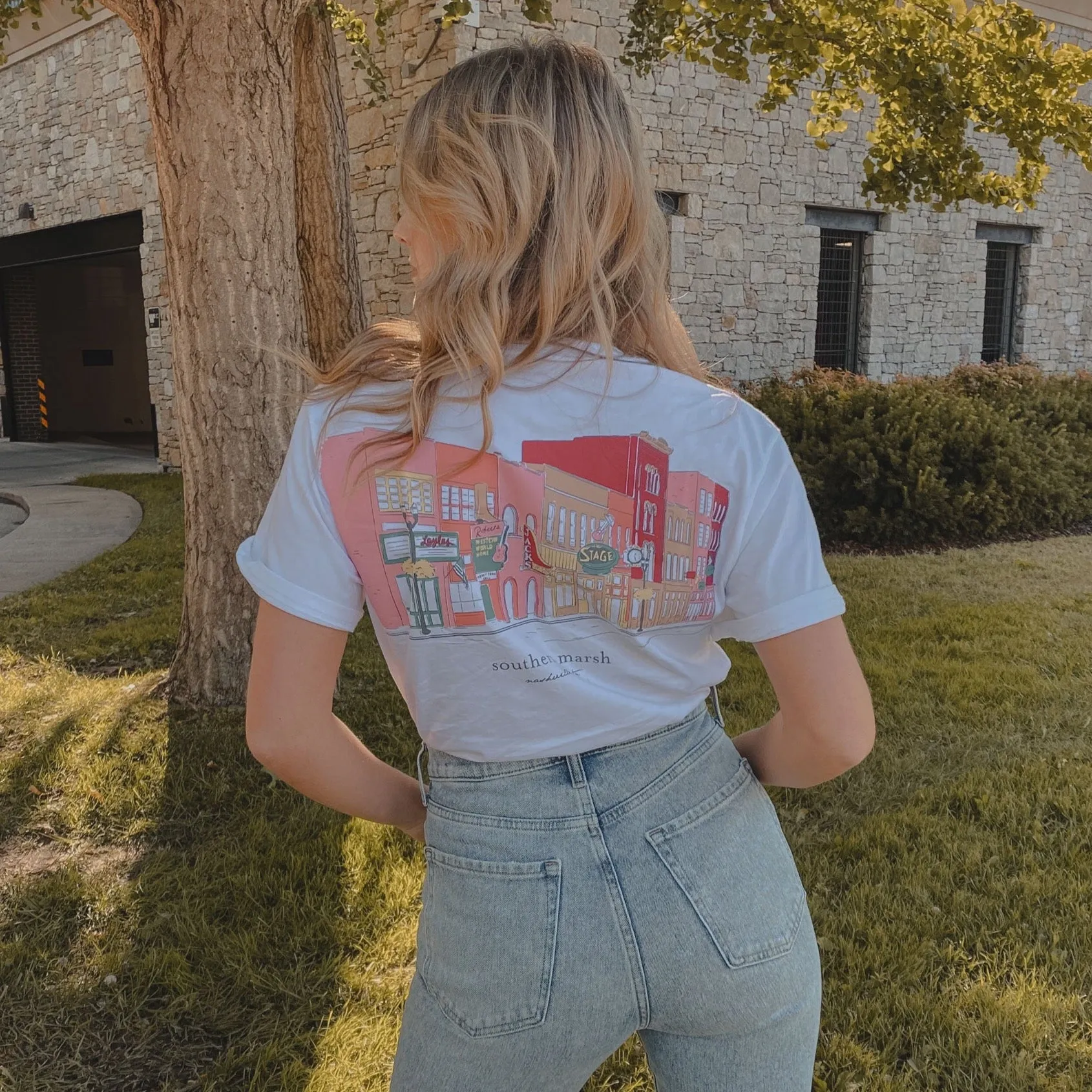 Southern Marsh 21 Southern Cities Tee - Nashville