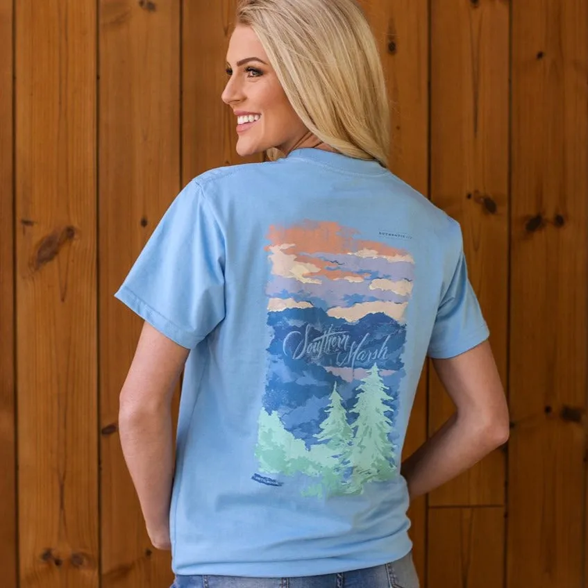 Southern Marsh 21 Southern Horizons Tee - Blue Ridge