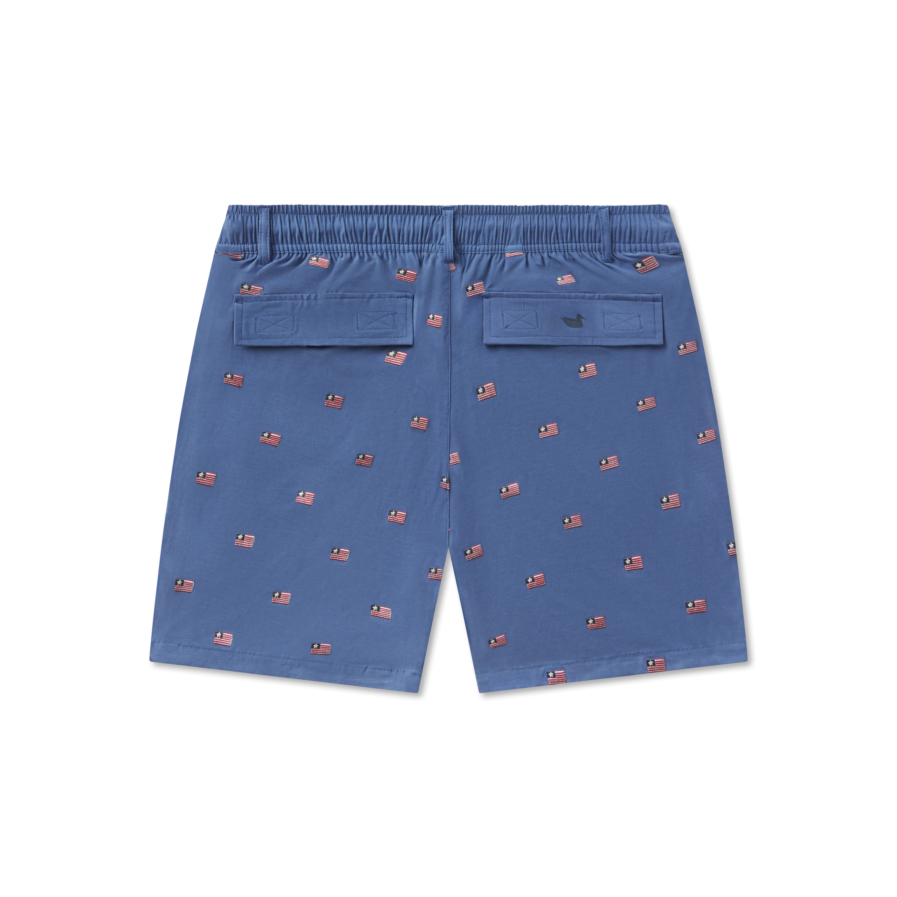 Southern Marsh 21 SOUTHERNCLASSICS™ Swim Trunk - Chambray Flags