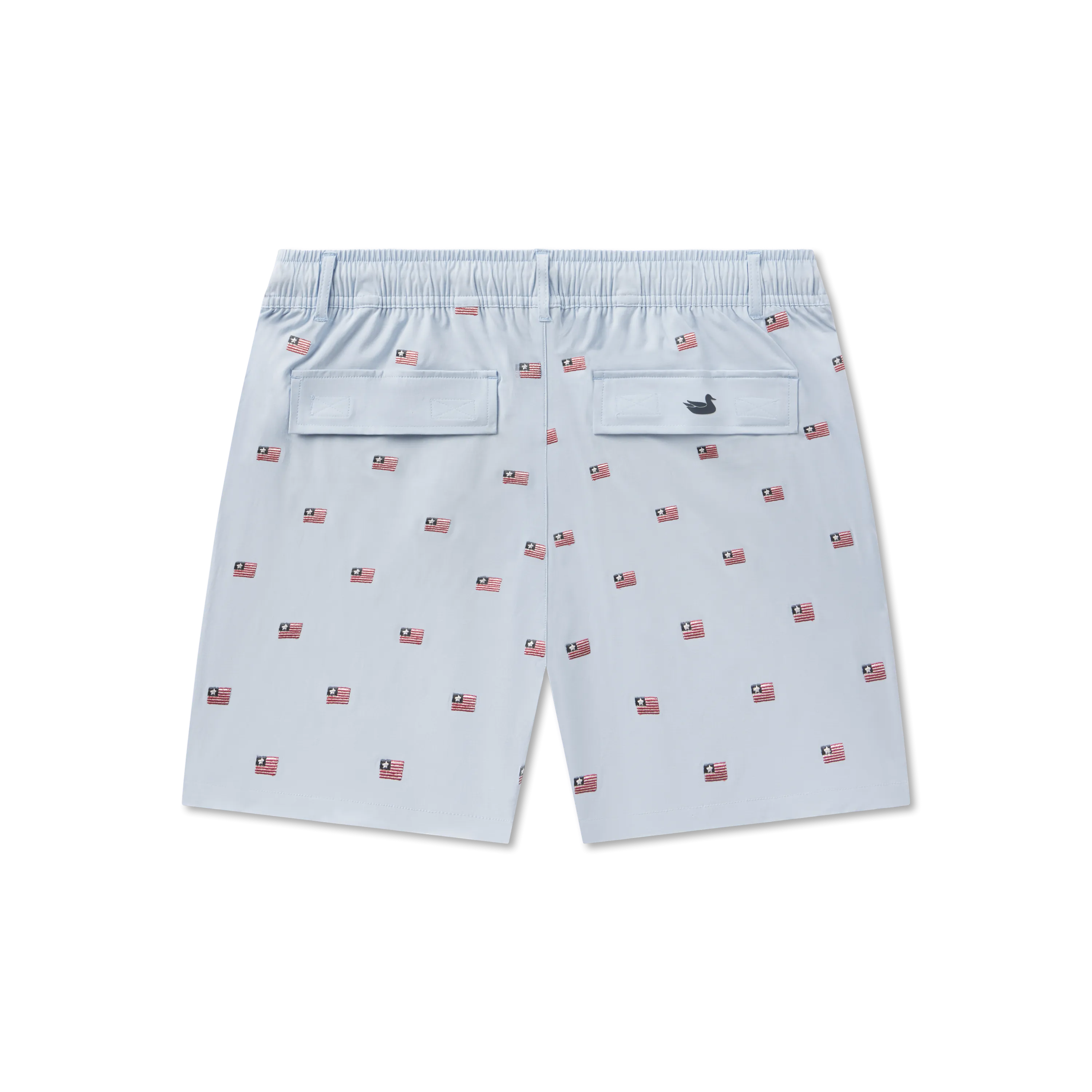 Southern Marsh 21 SOUTHERNCLASSICS™ Swim Trunk - Chambray Flags