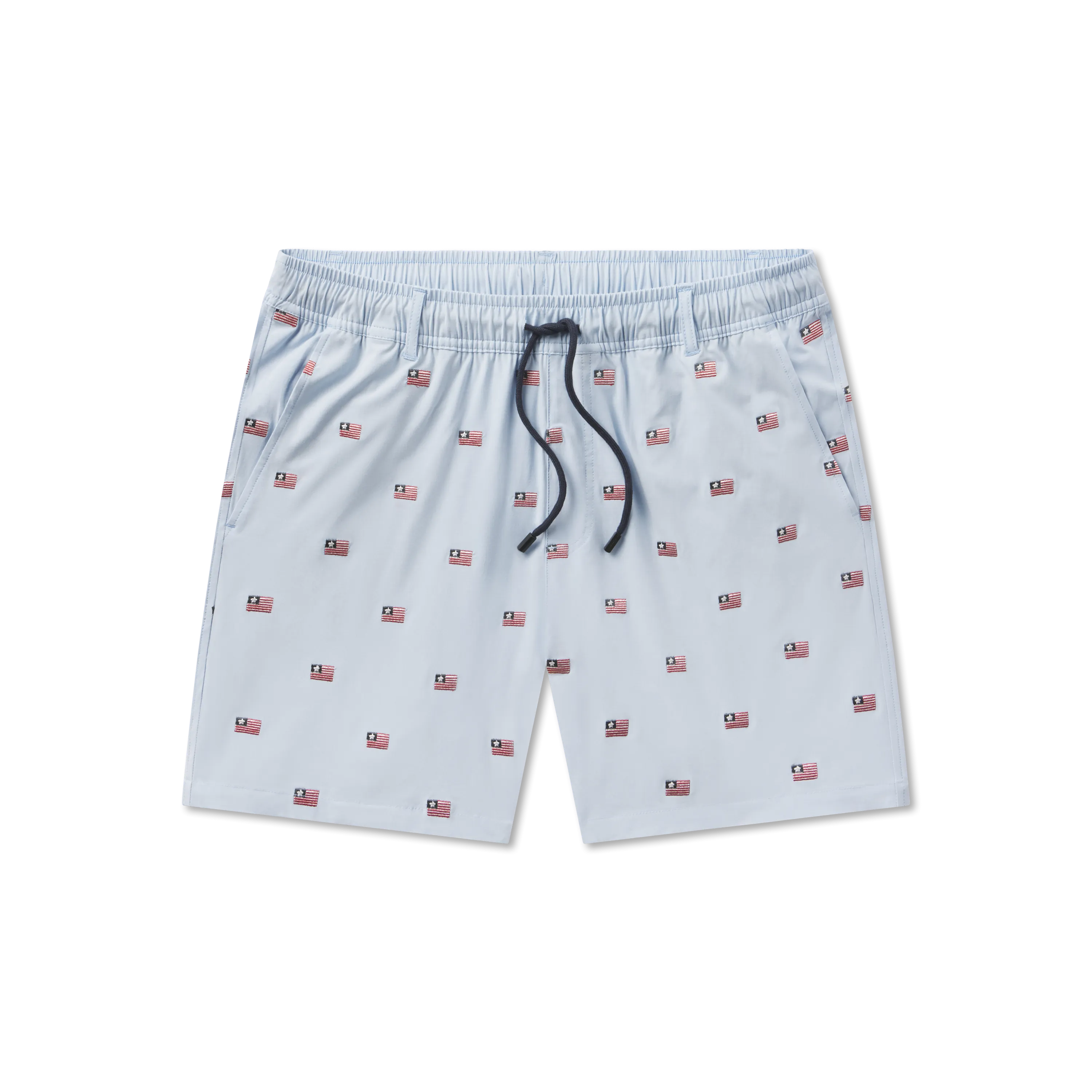 Southern Marsh 21 SOUTHERNCLASSICS™ Swim Trunk - Chambray Flags