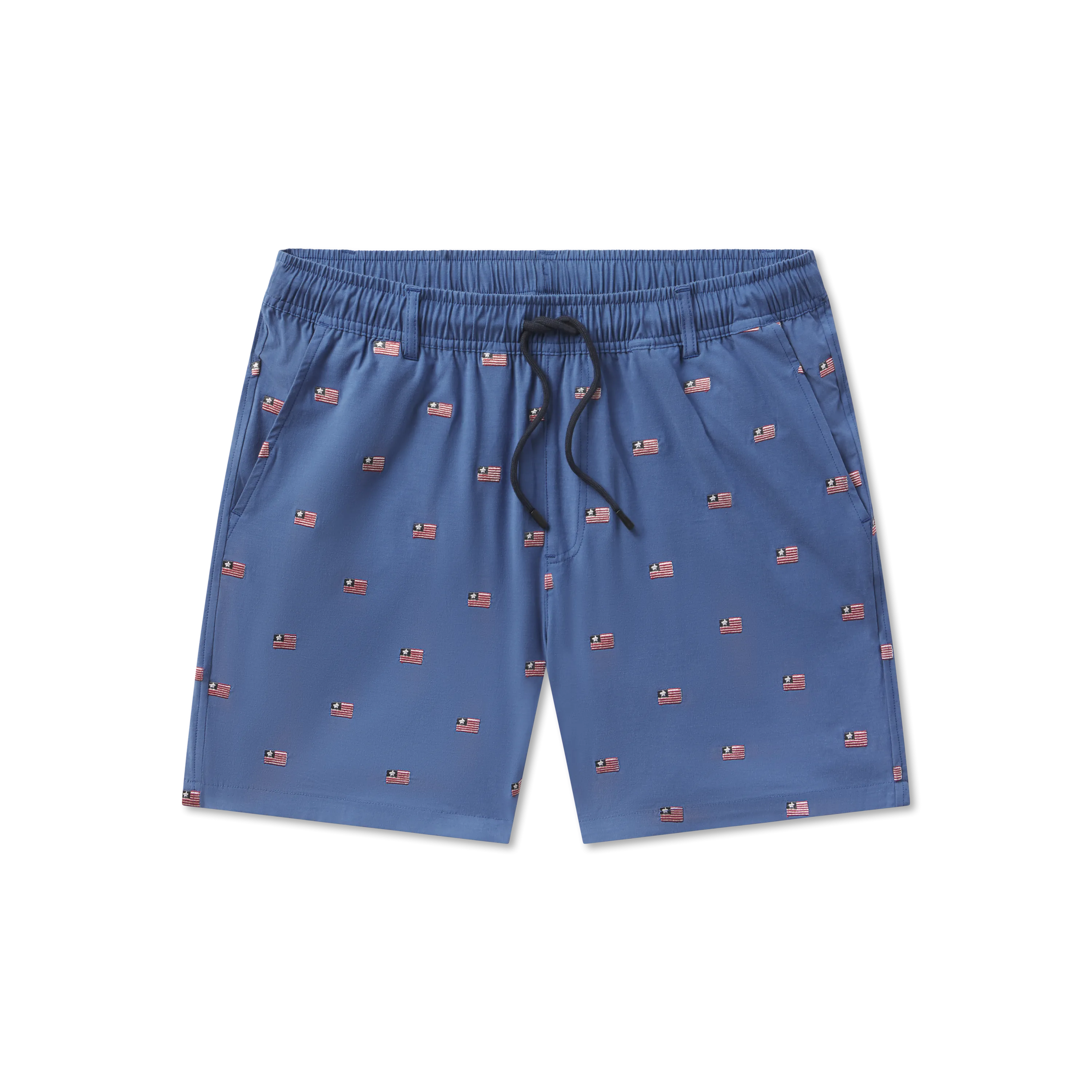 Southern Marsh 21 SOUTHERNCLASSICS™ Swim Trunk - Chambray Flags