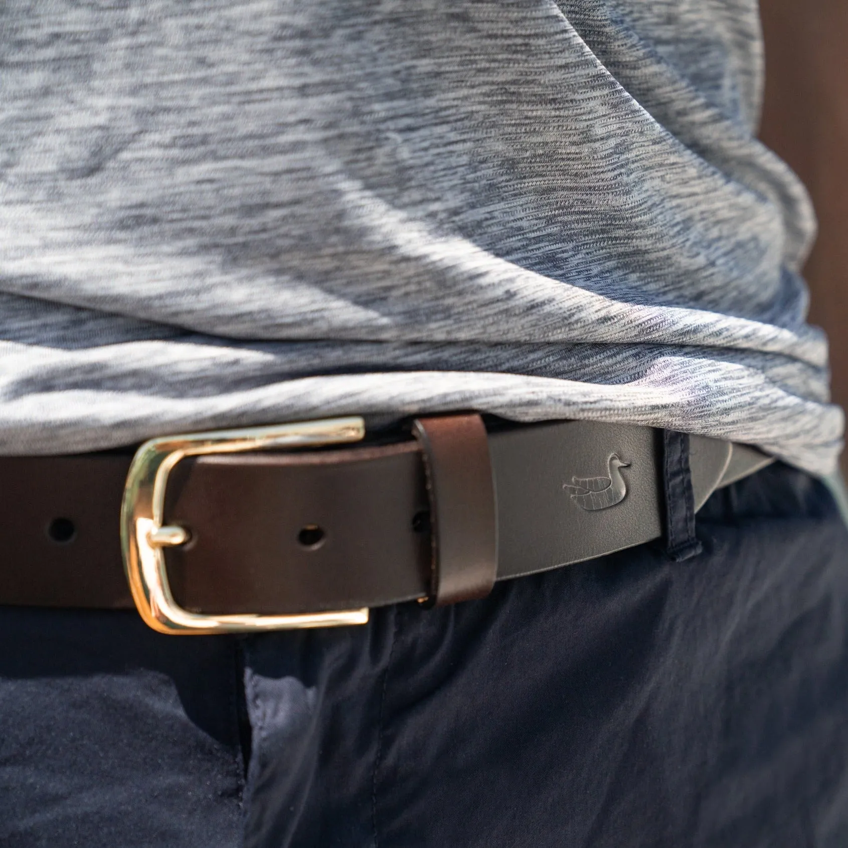Southern Marsh 21 Stamped Leather Belt