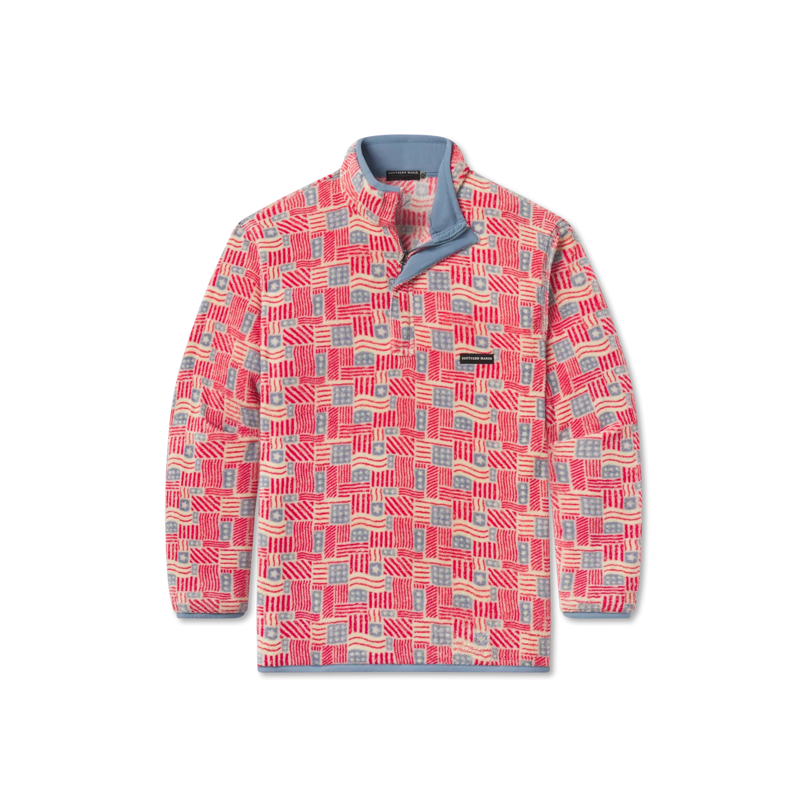 Southern Marsh 21 Star-Spangled Fleece Pullover