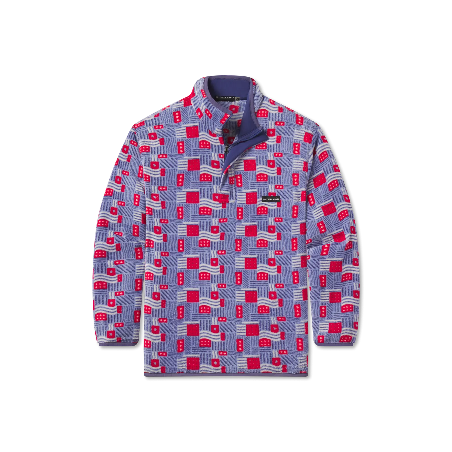 Southern Marsh 21 Star-Spangled Fleece Pullover