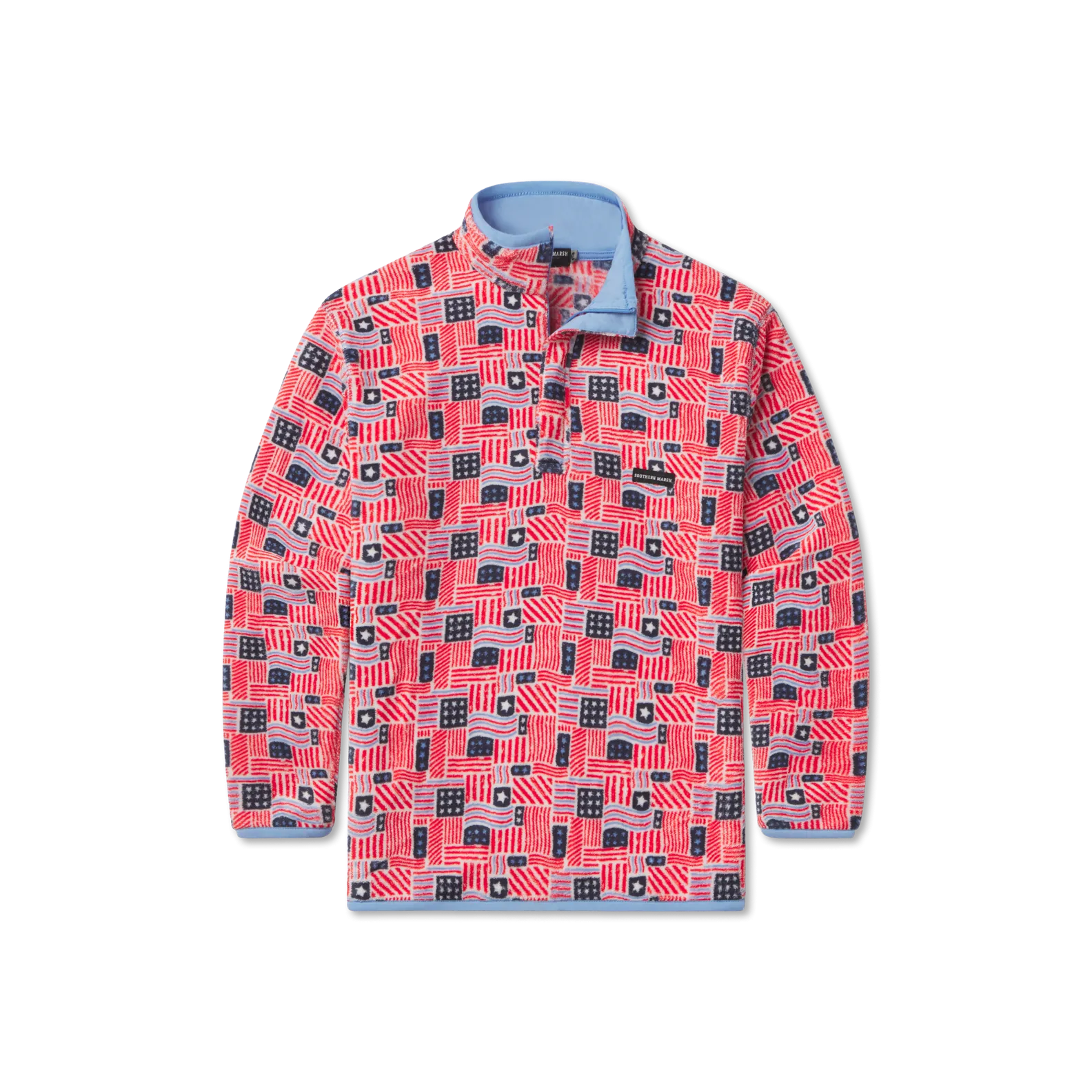 Southern Marsh 21 Star-Spangled Fleece Pullover