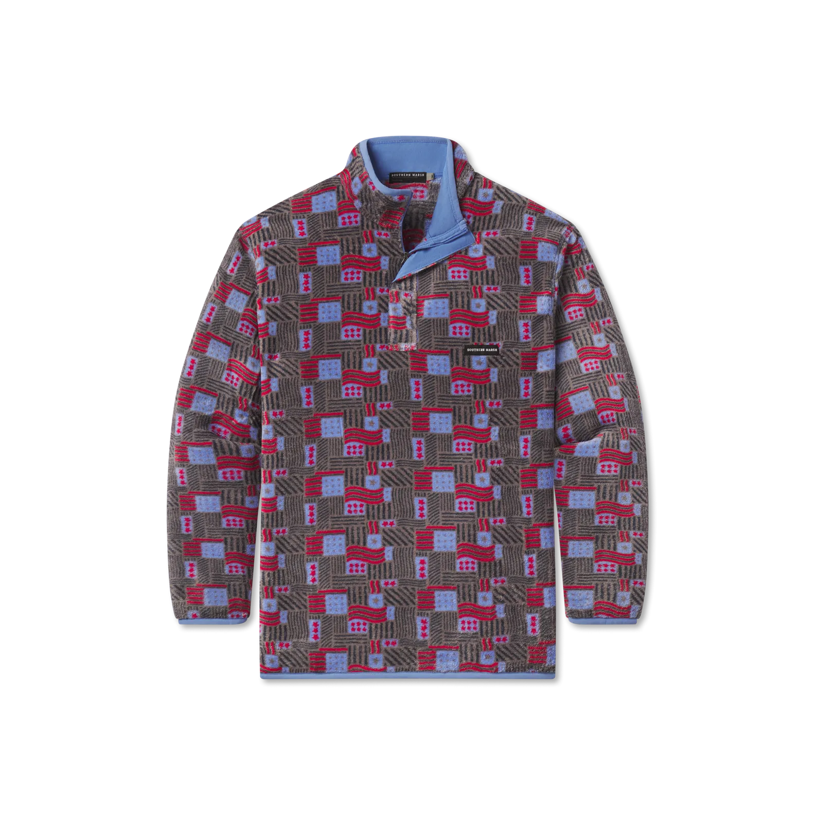 Southern Marsh 21 Star-Spangled Fleece Pullover