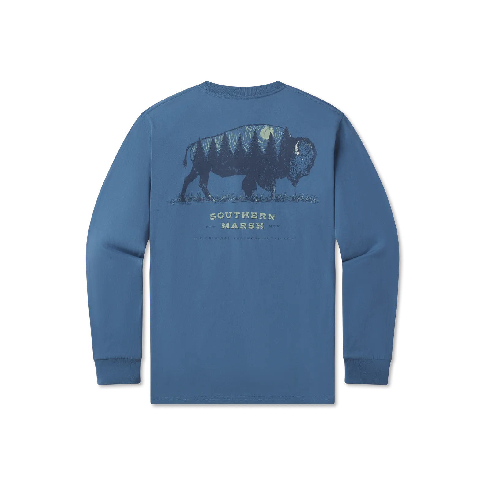 Southern Marsh 21 Starry Silhouette Tee - Buffalo - Long Sleeve